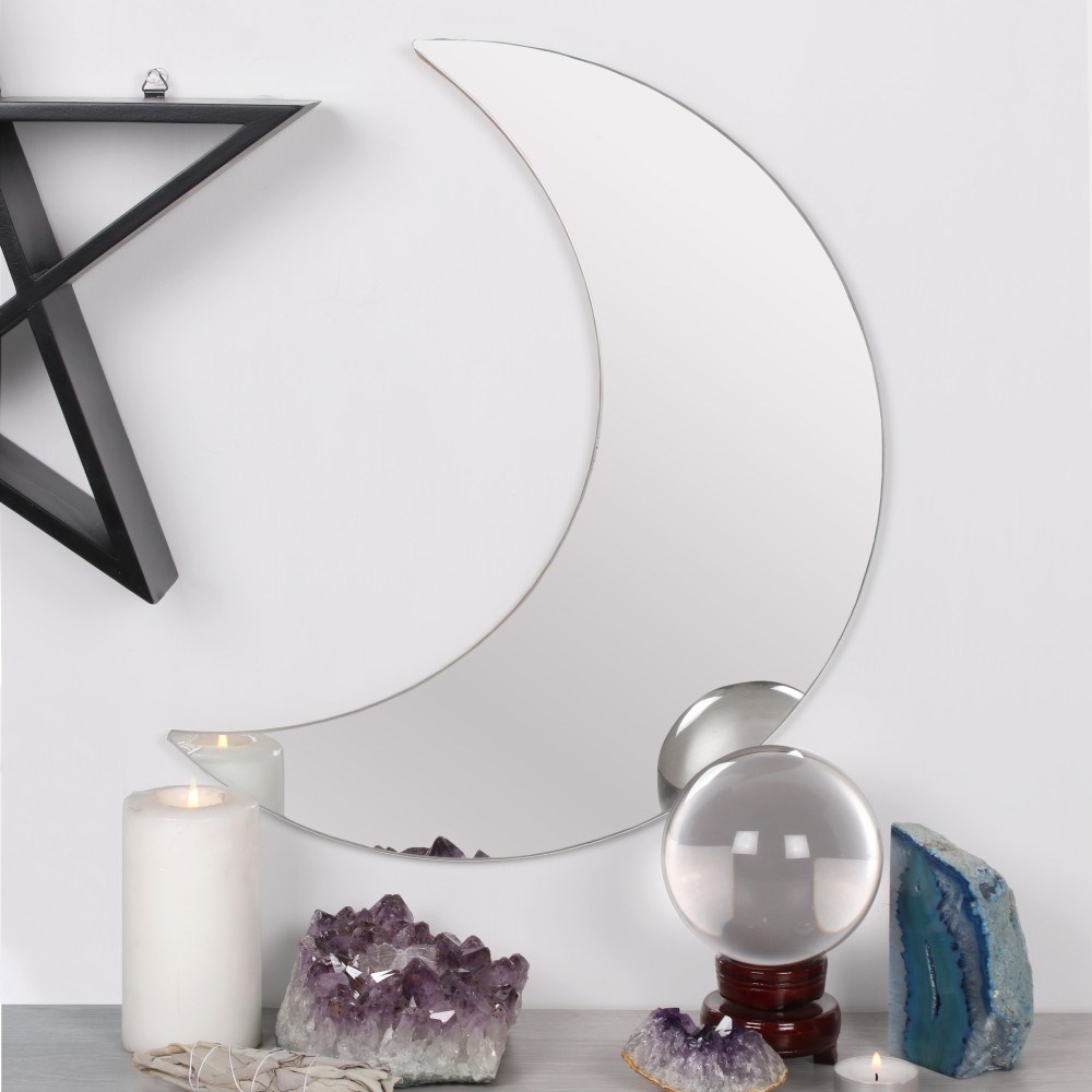 Spirit of Equinox Crescent Moon Mirror