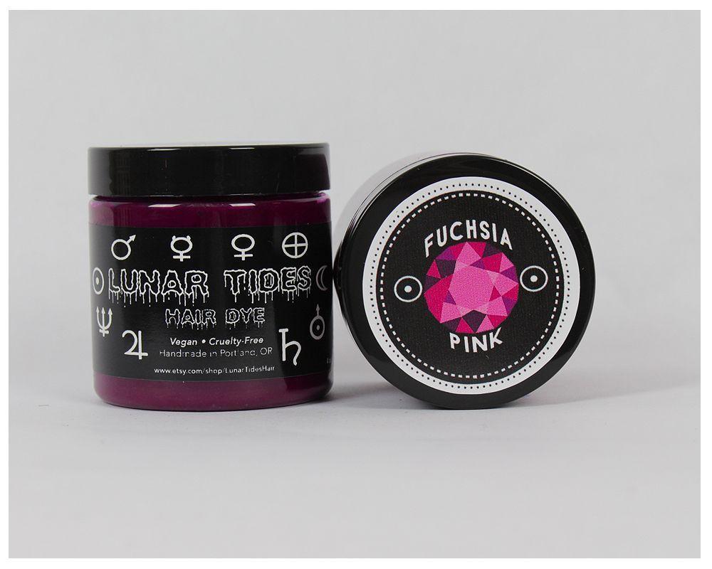 Lunar Tides Fuchsia Pink Hair Dye Nyctophilia Gothic Shop Hamburg