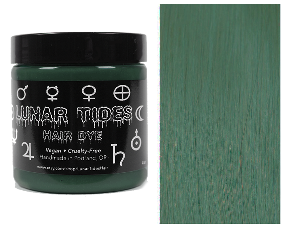 Lunar Tides Smokey Green Hair Dye Nyctophilia Gothic Shop Hamburg