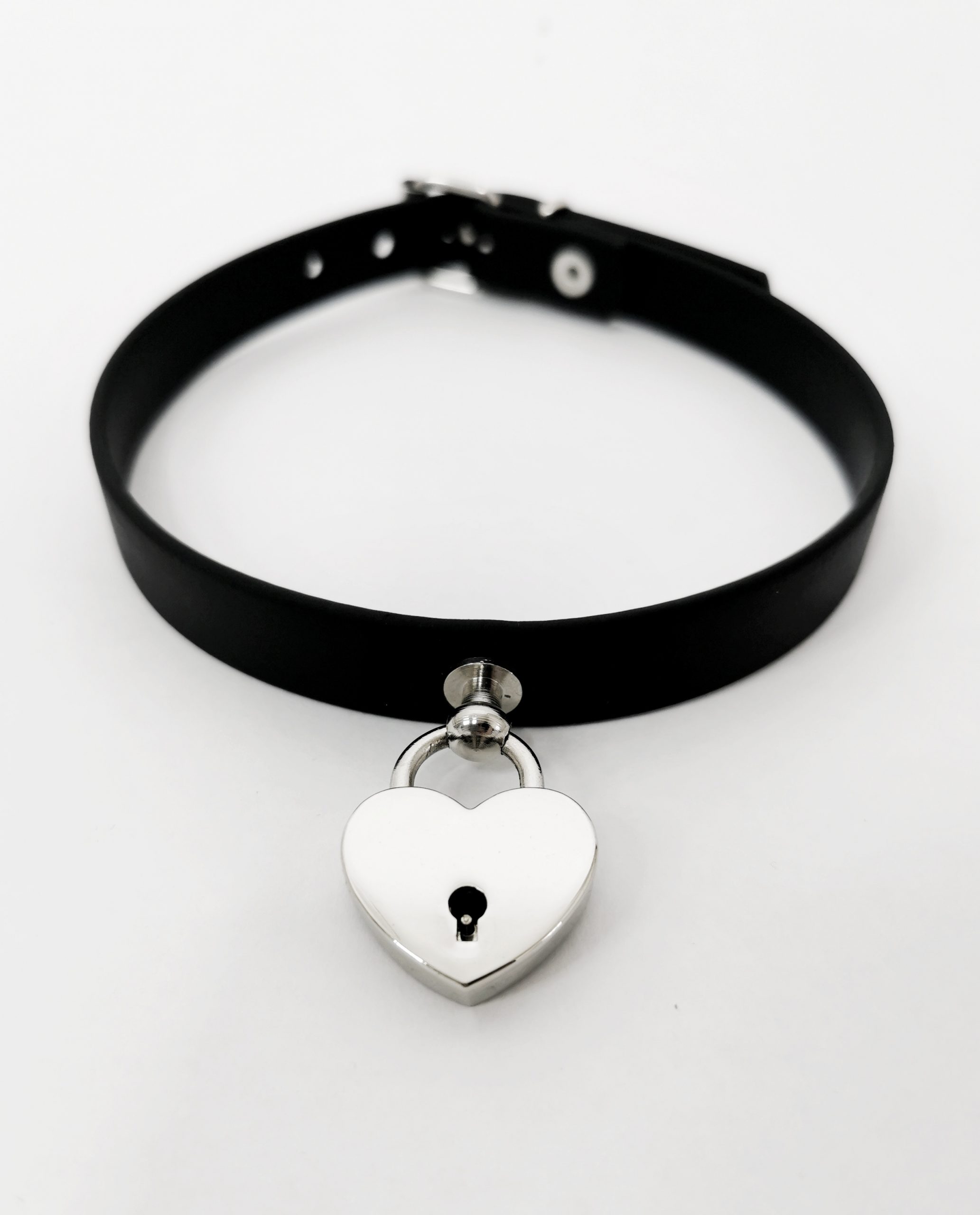 Sacred Sins Choker mit Herzschloss – Bild 4