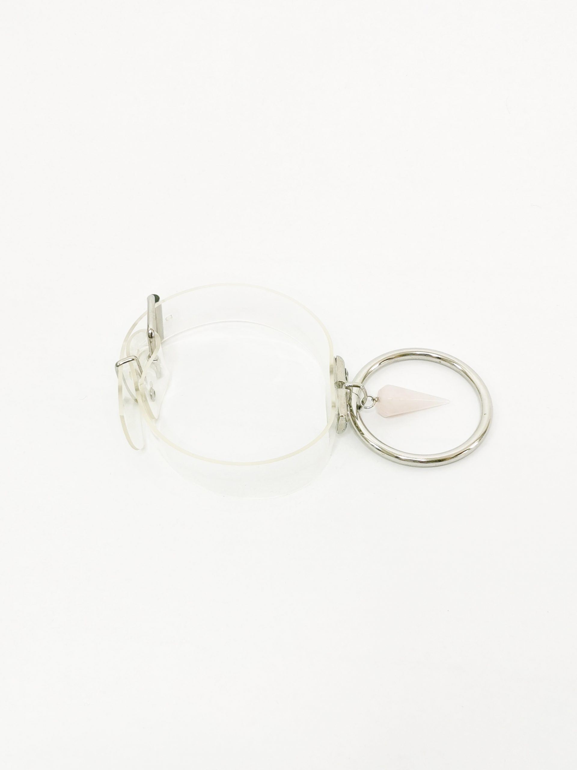 Sacred Sins Choker mit Rosenquarzanhänger – Bild 5