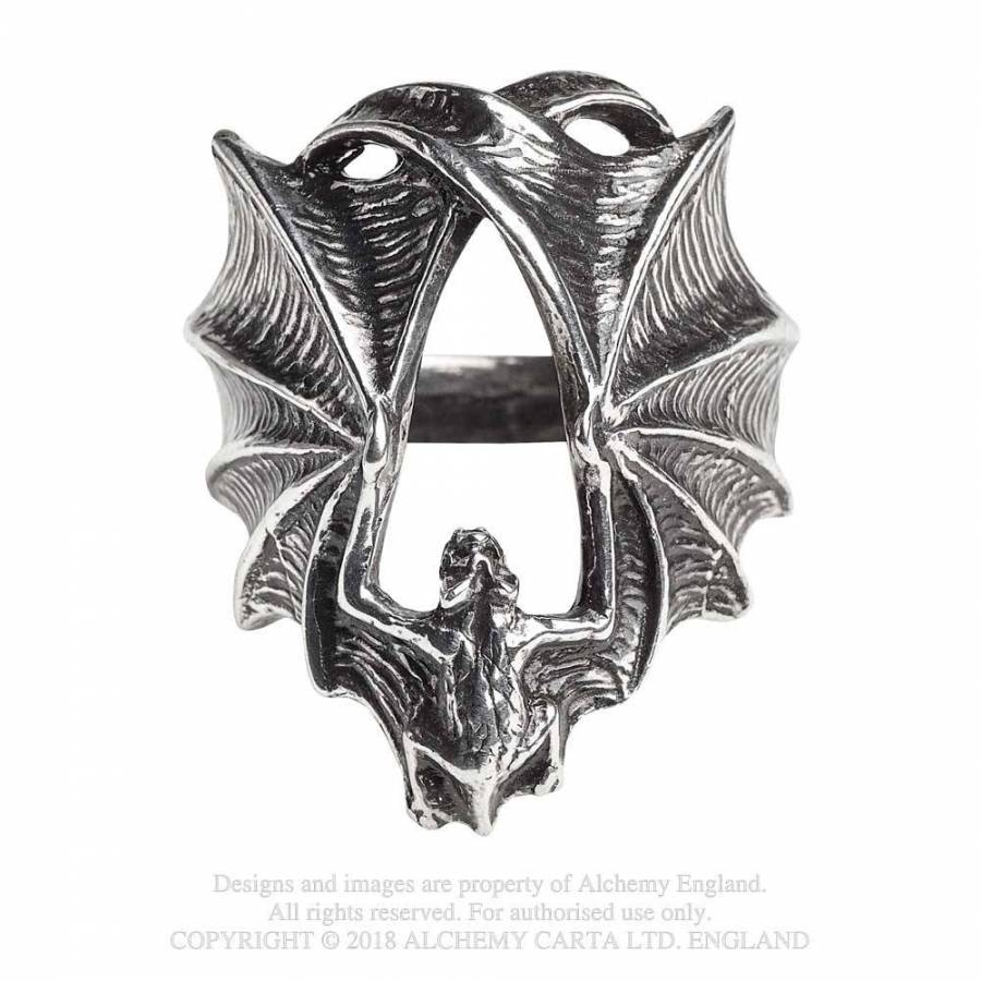 Alchemy Gothic Stealth Bat Ring