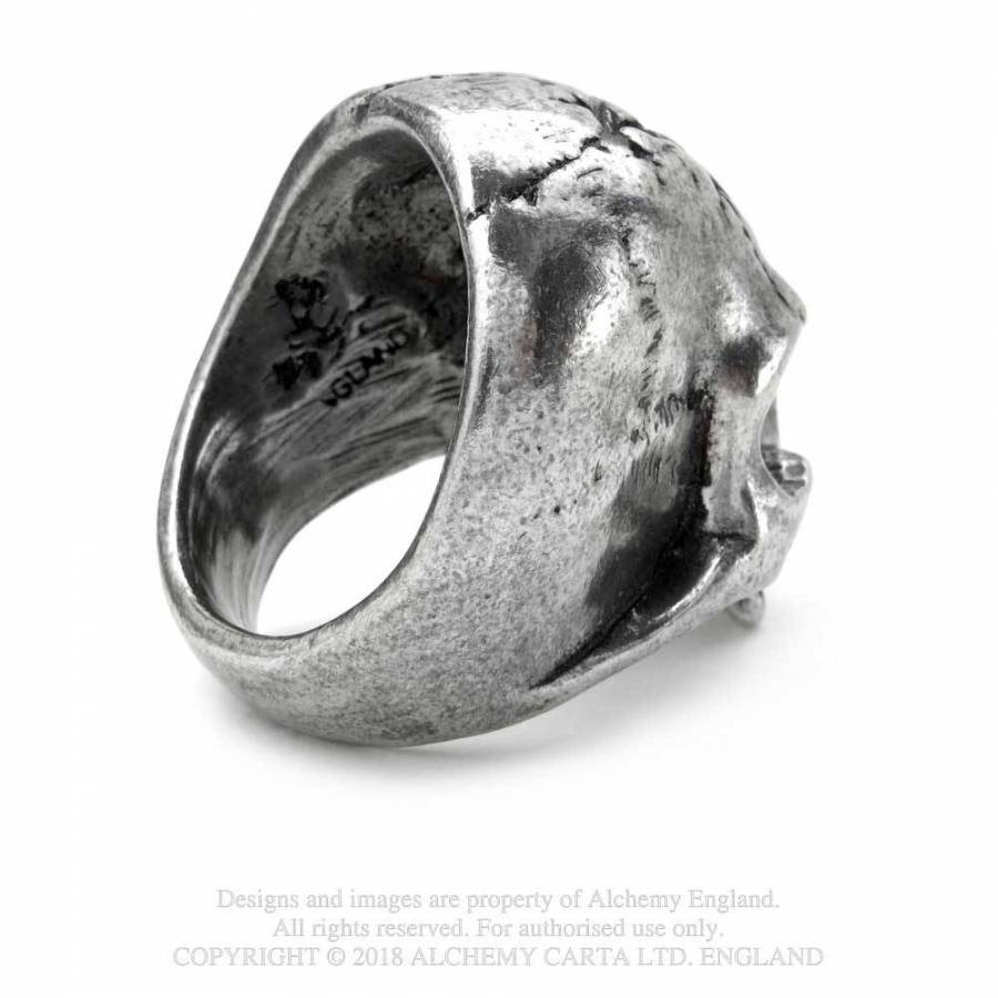Alchemy Gothic Ruination Skull Ring – Bild 2