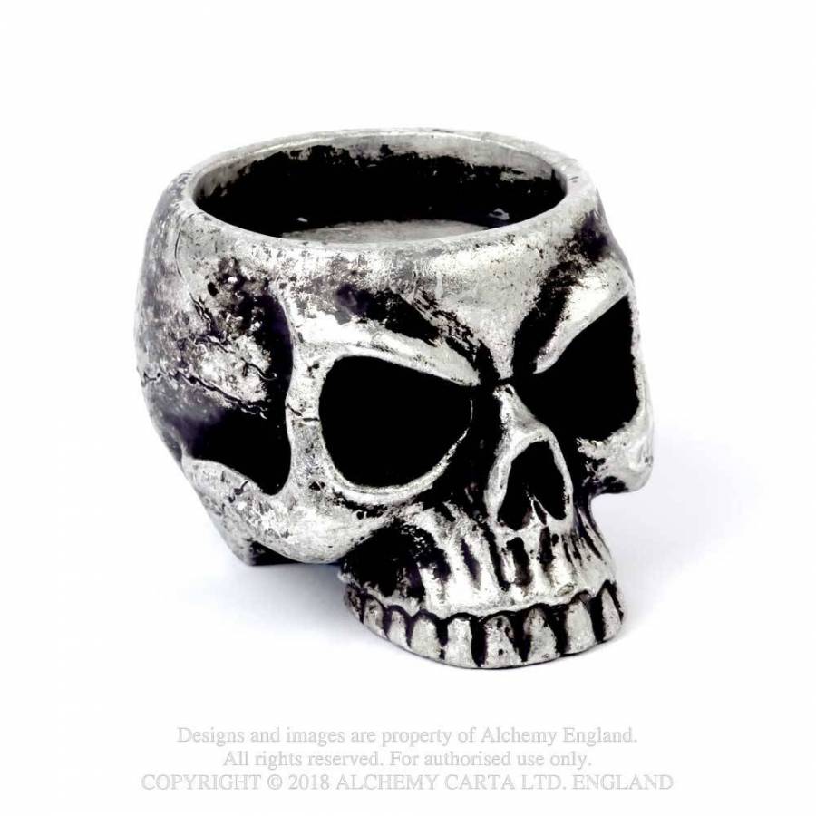 Alchemy Gothic Skull Tealight Holder – Bild 3