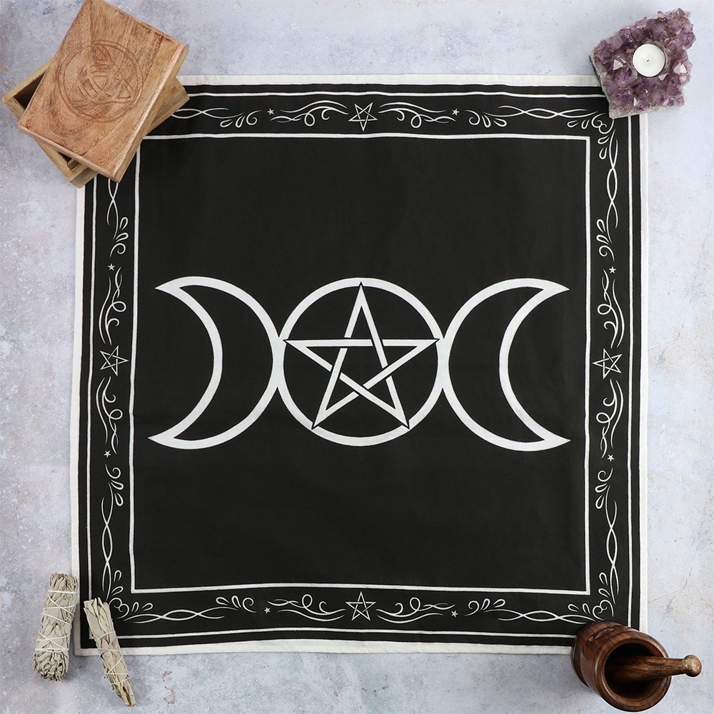 Spirit of Equinox Triple Moon Altar Cloth