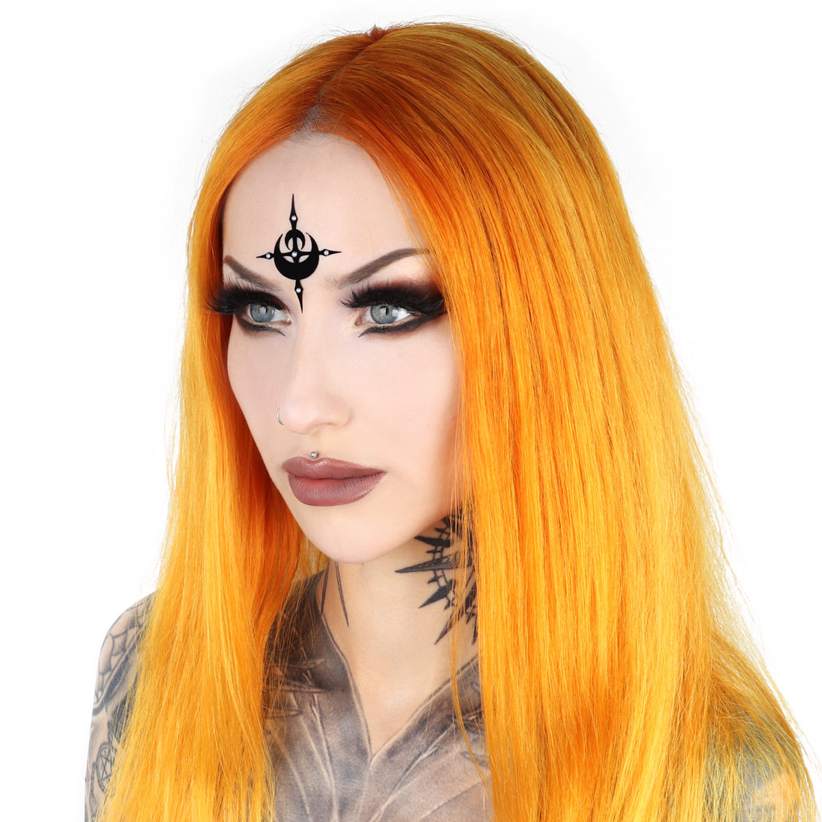 Magic Markings Beaded Lunar Cross