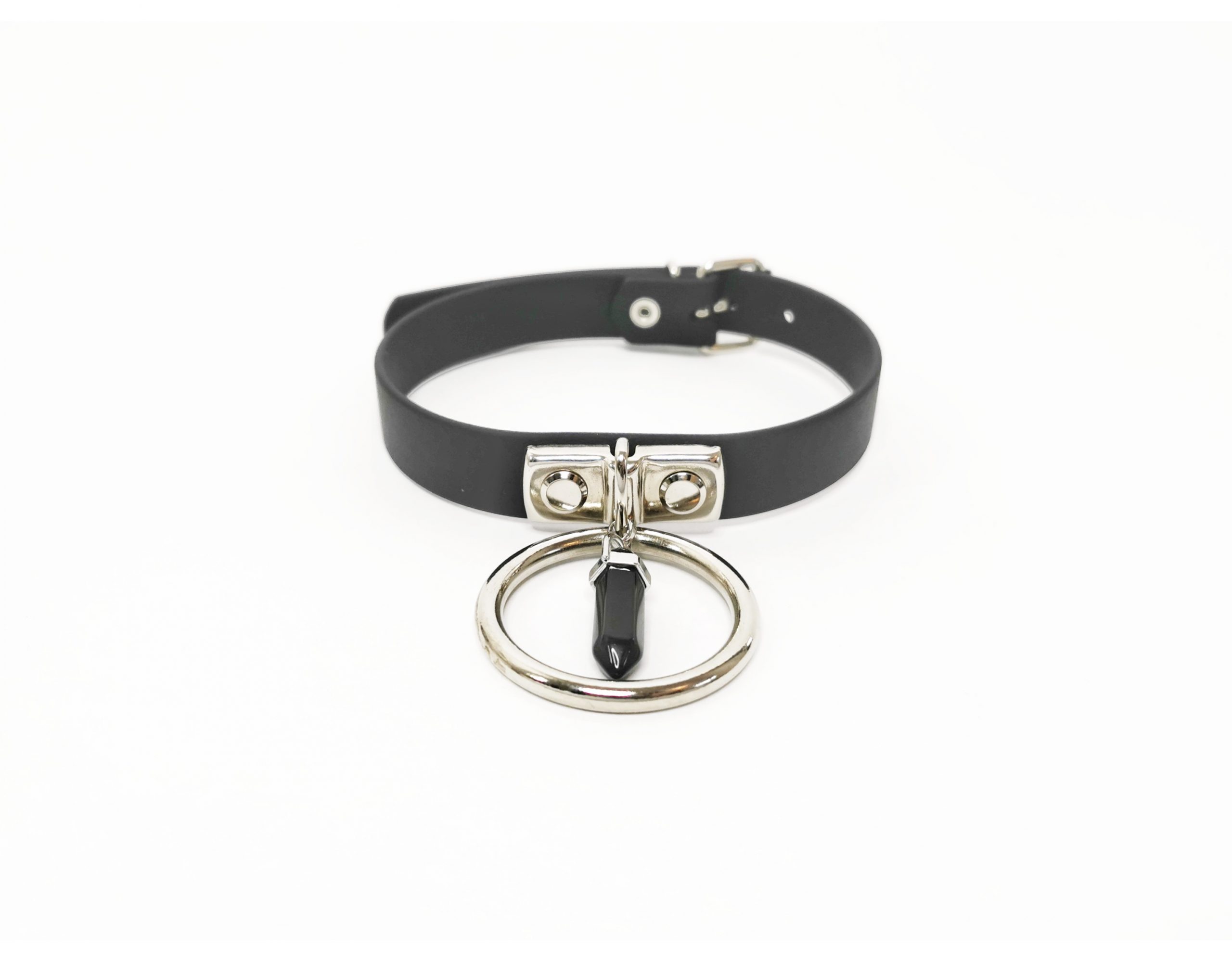 Sacred Sins Choker mit schwarzem Stein