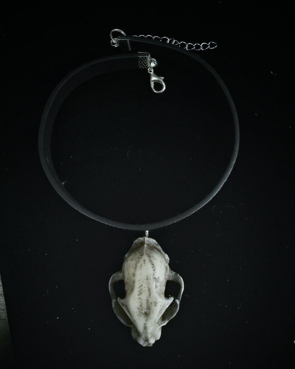 Mystery Creation Choker Katzenschädel
