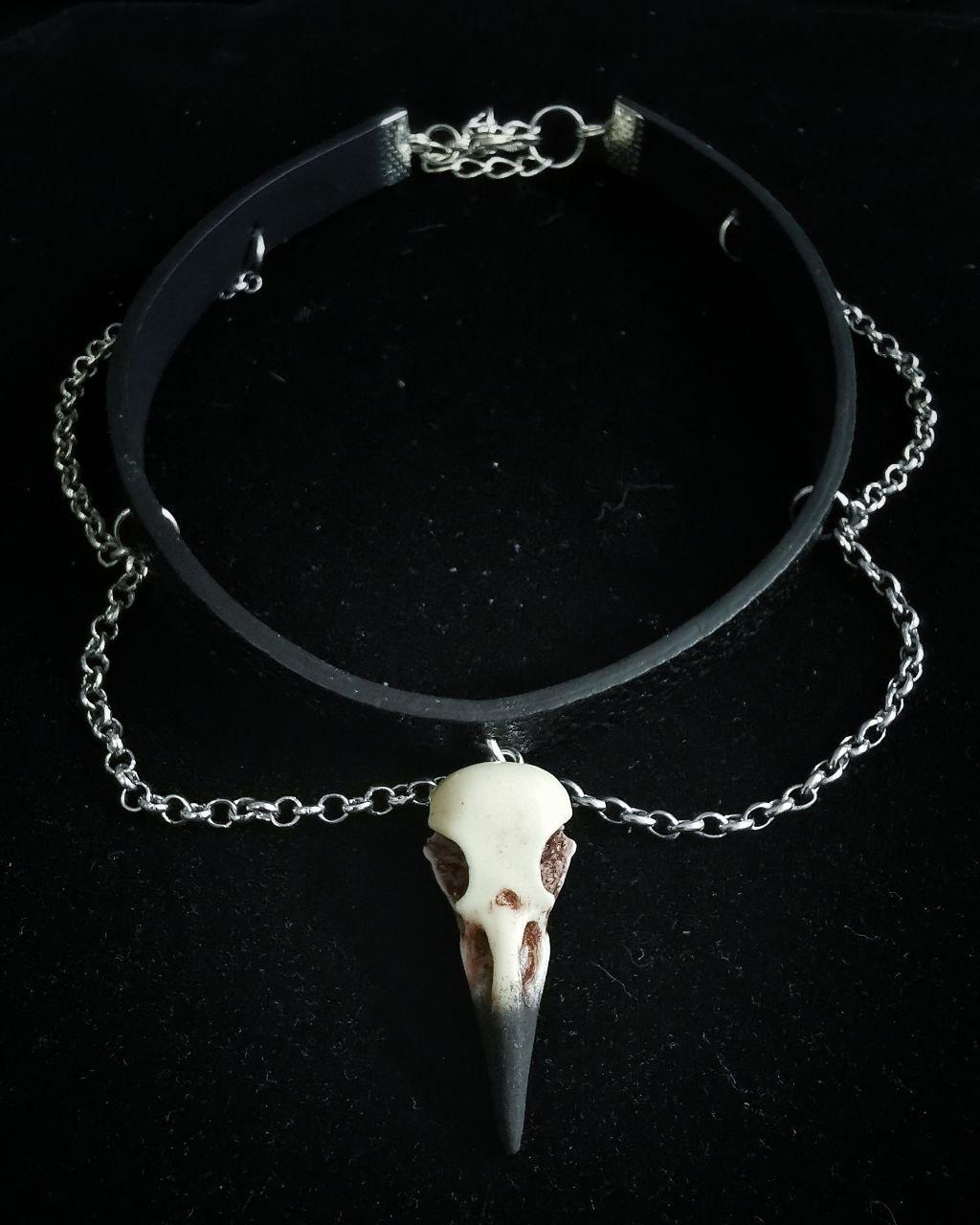 Mystery Creation Choker Rabenschädel Ketten