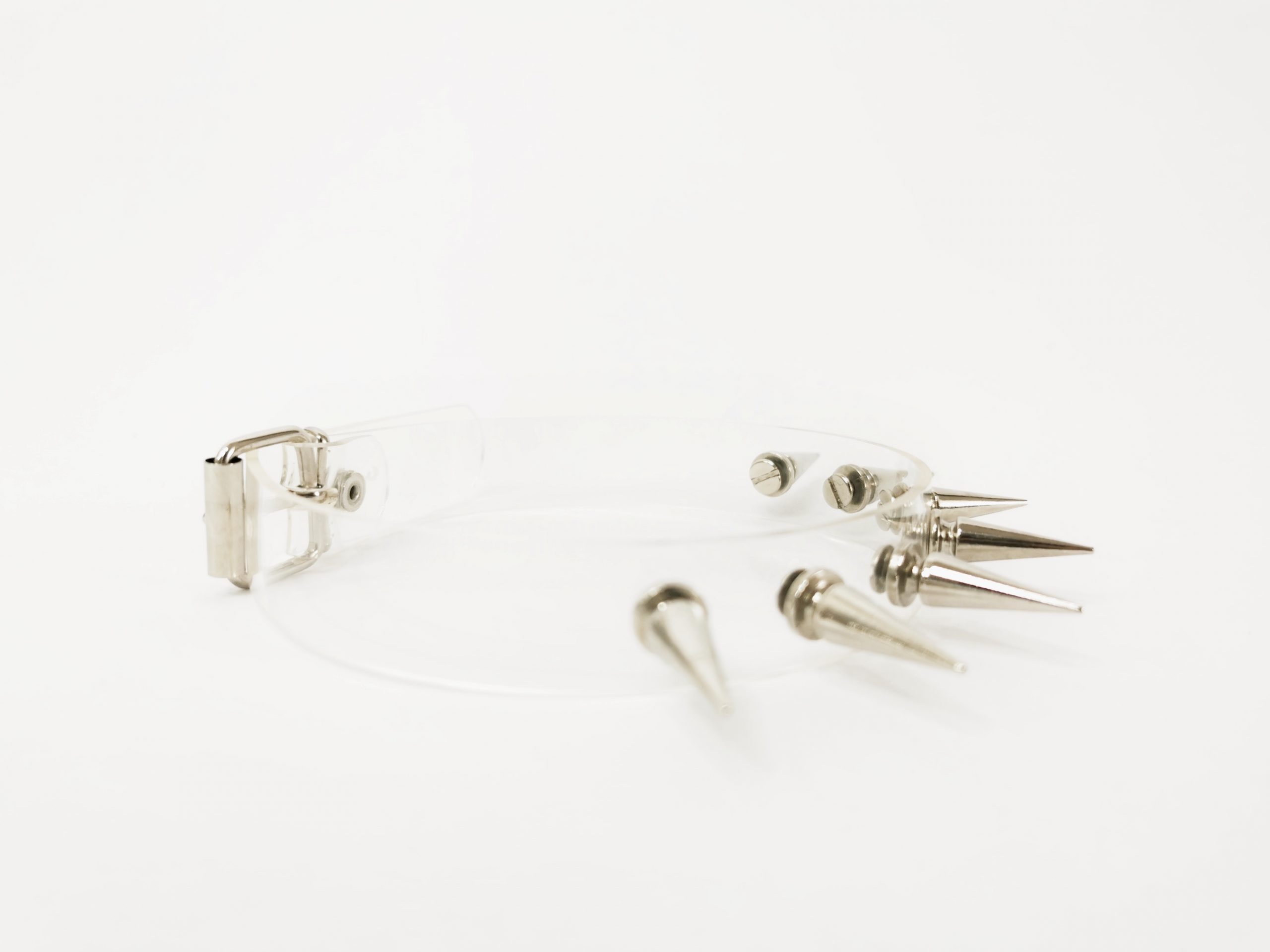 Sacred Sins PVC Choker mit Nieten – Bild 3