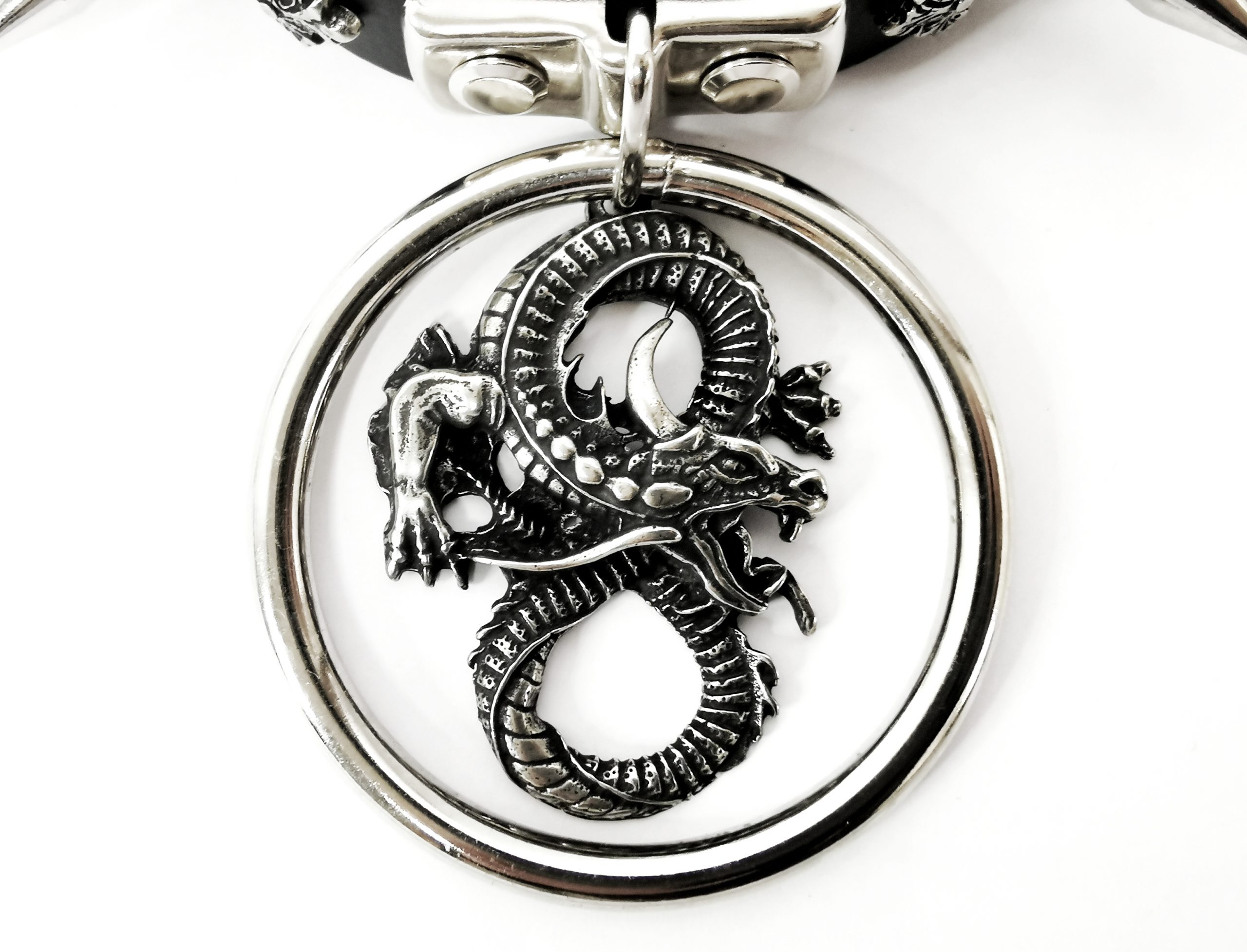 Sacred Sins Choker mit Drachenanhänger – Bild 2