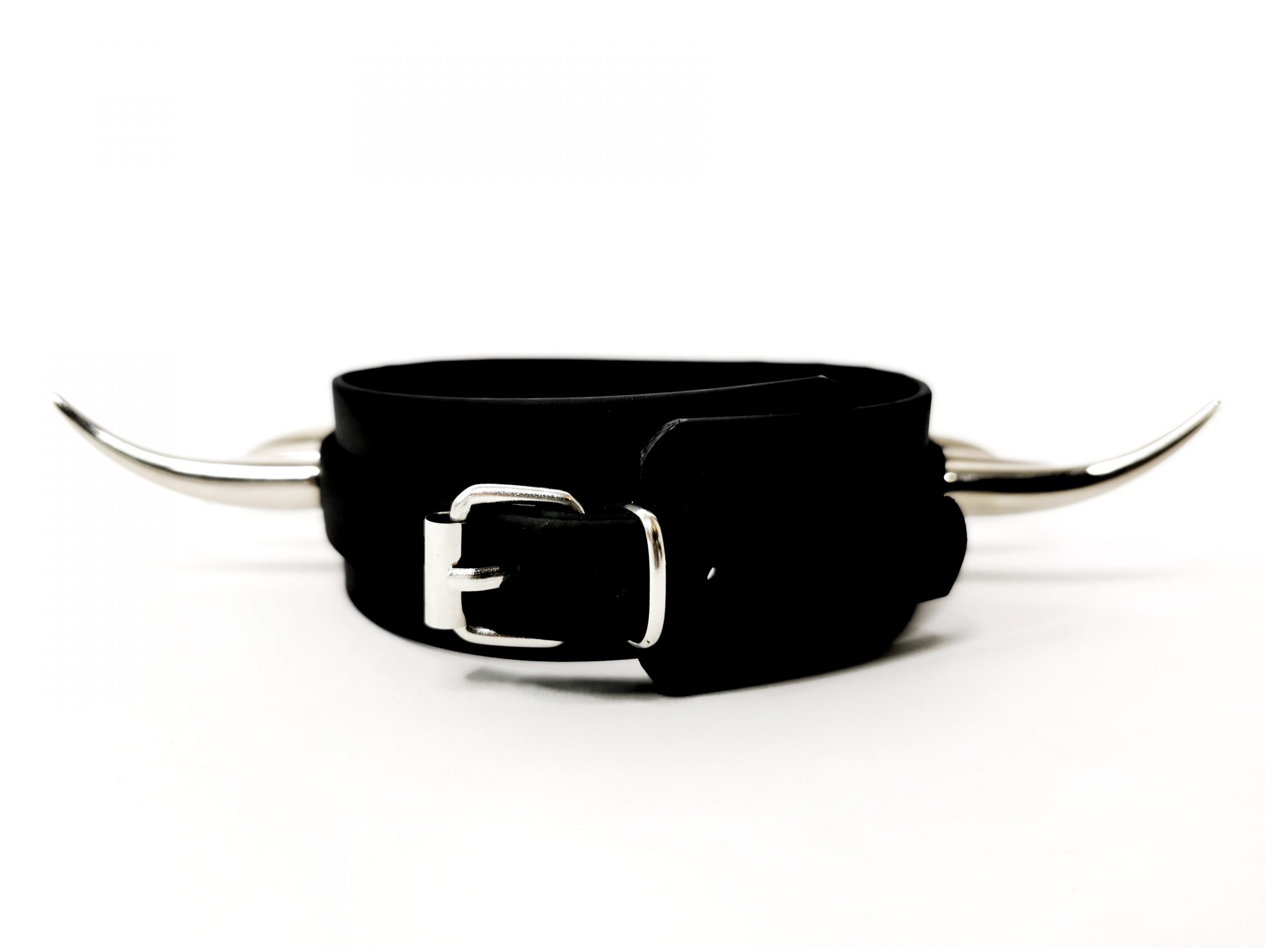 Sacred Sins Choker mit Krallennieten und Ring – Bild 4