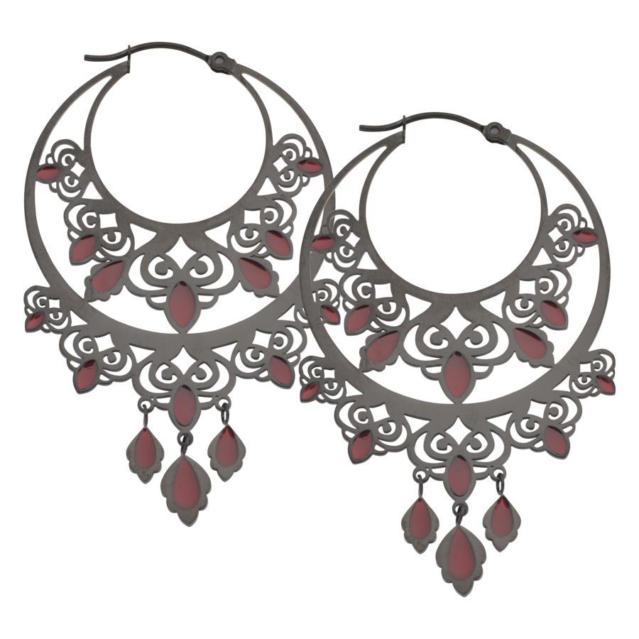 Wildcat Chandelier Hoops (Paar)