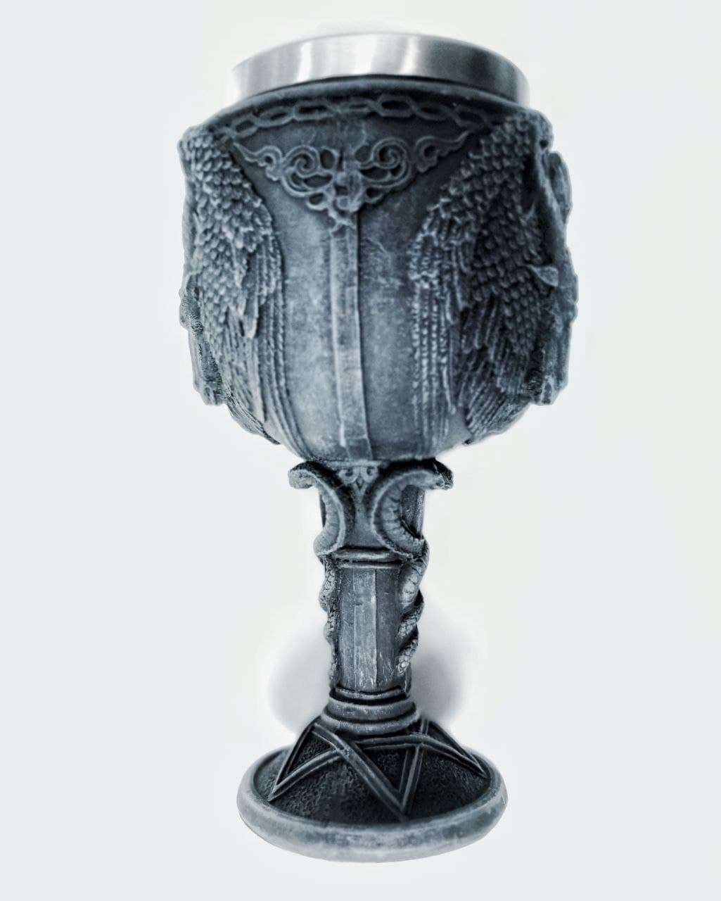 Kelch mit Baphomet – Bild 2