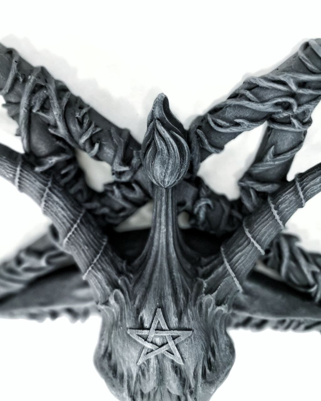Baphomet Pentagramm Wandrelief – Bild 3