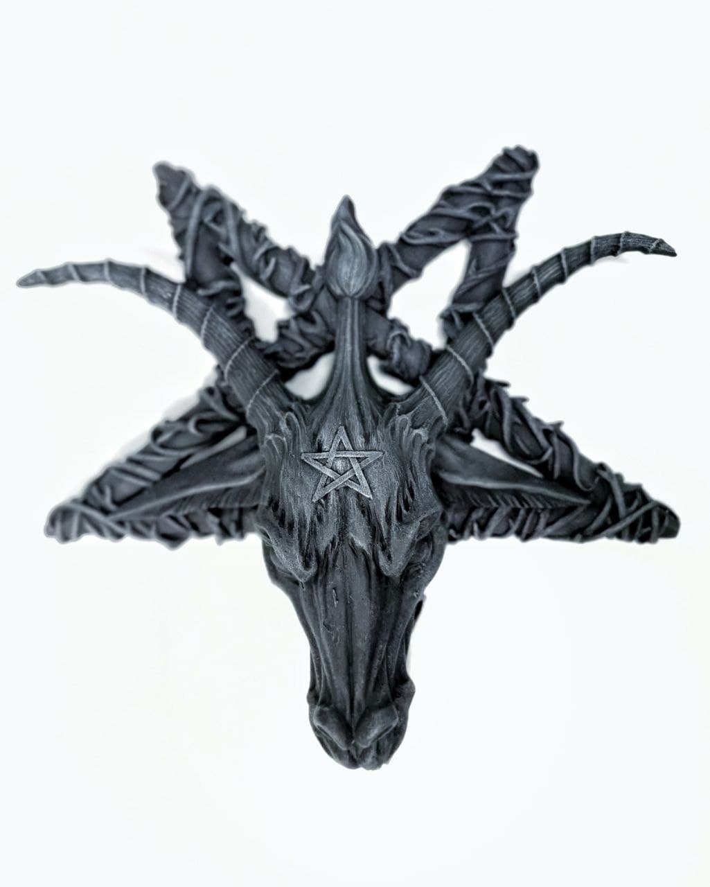 Baphomet Pentagramm Wandrelief