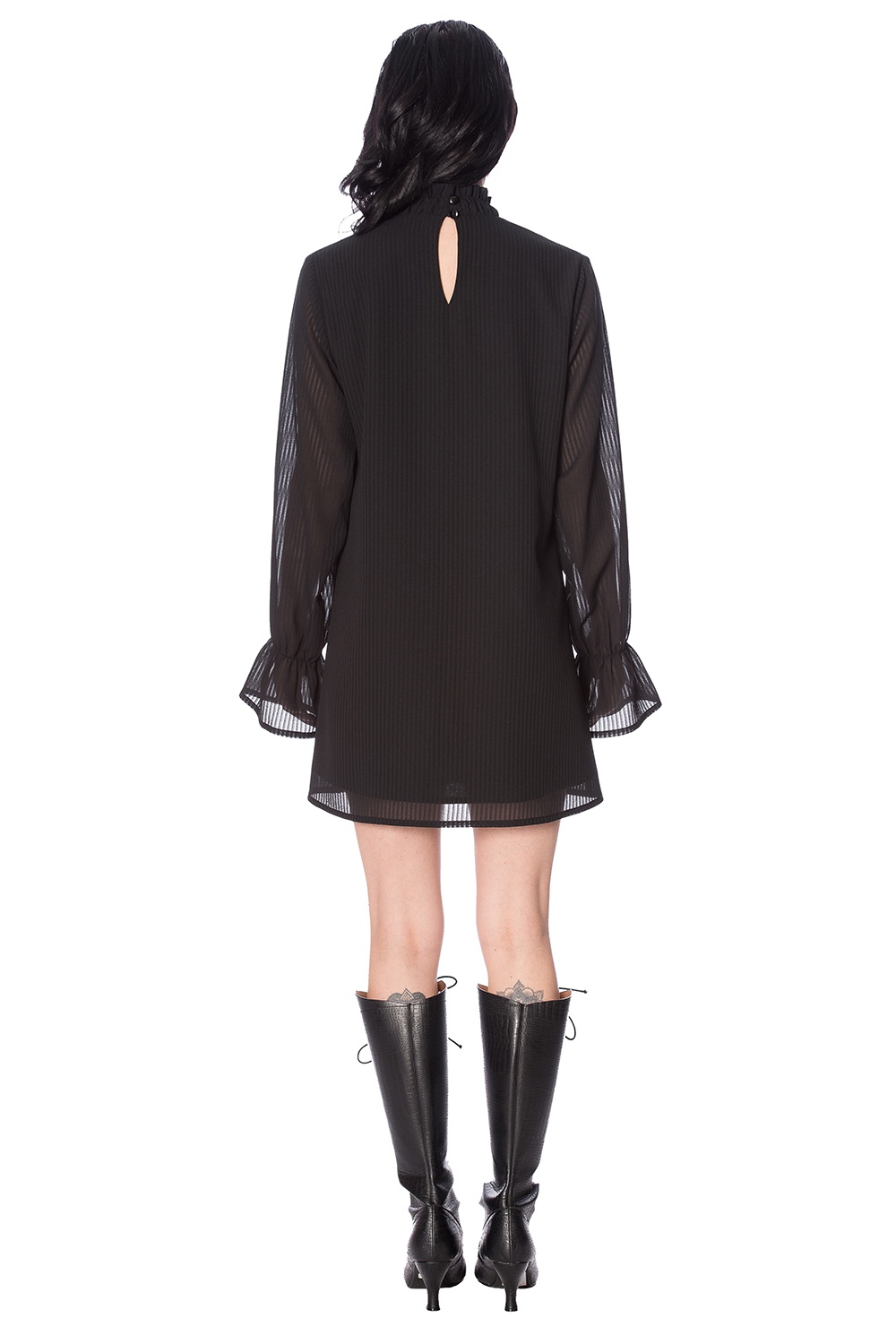 Banned Black Lines Dress – Bild 3