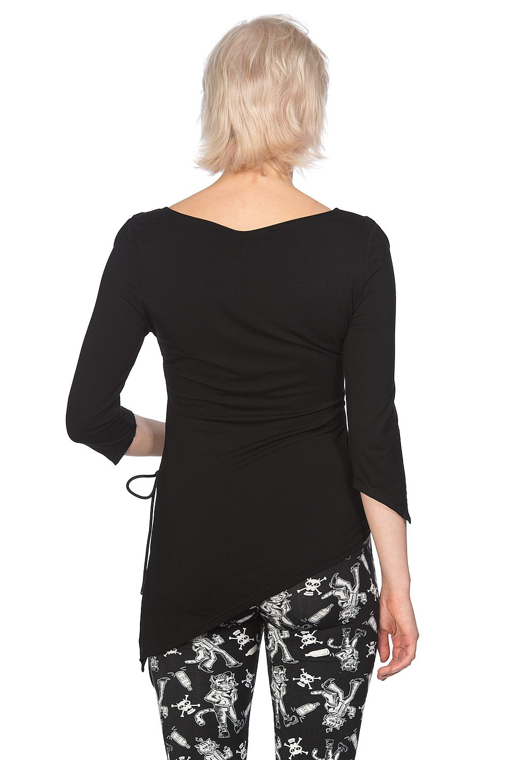 Banned Lace Up Hem Top – Bild 2