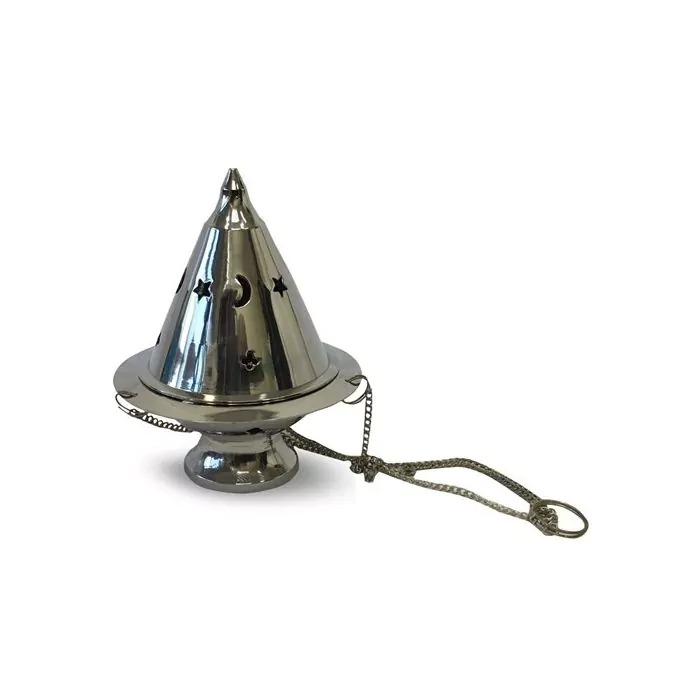 Chrome Hanging Incense Burner