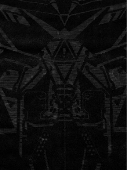 Punk Rave Cyber Goth Mesh Top – Bild 5