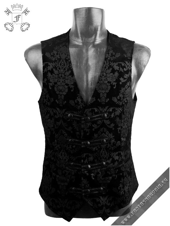 Punk Rave Damask Vest – Bild 2
