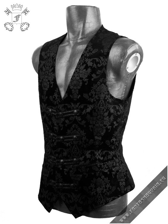 Punk Rave Damask Vest – Bild 4