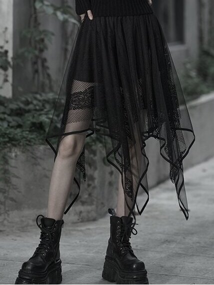 Punk Rave Moon Faerie Skirt – Bild 2