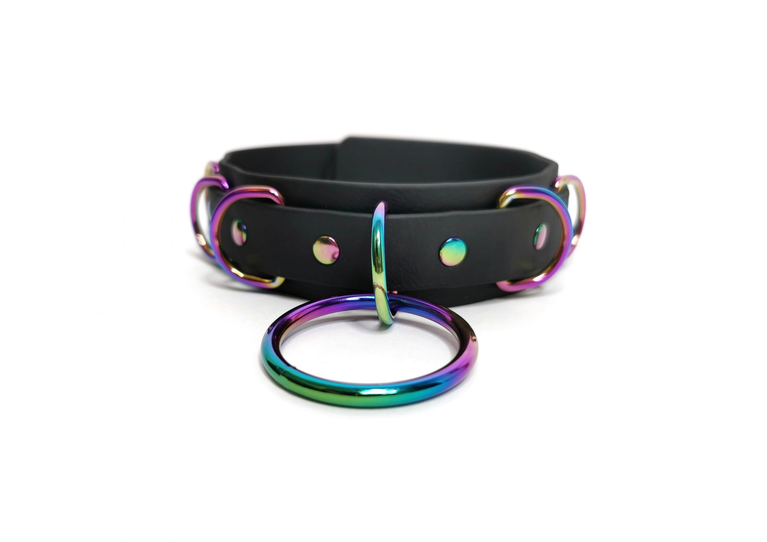 Sacred Sins Rainbow Choker mit O-Ring