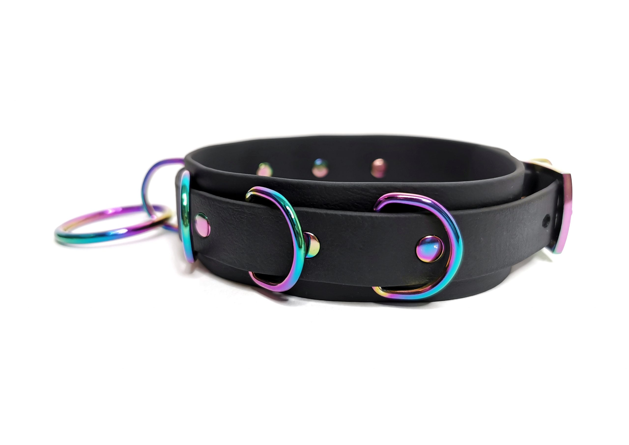 Sacred Sins Rainbow Choker mit O-Ring – Bild 2
