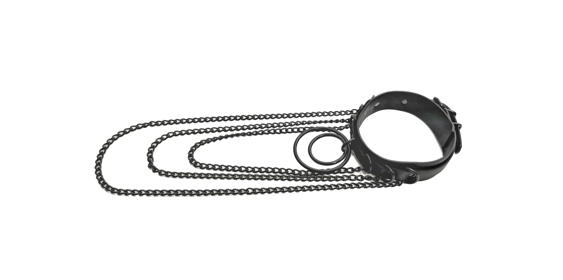 Sacred Sins All Black Everything Choker mit Ketten – Bild 3