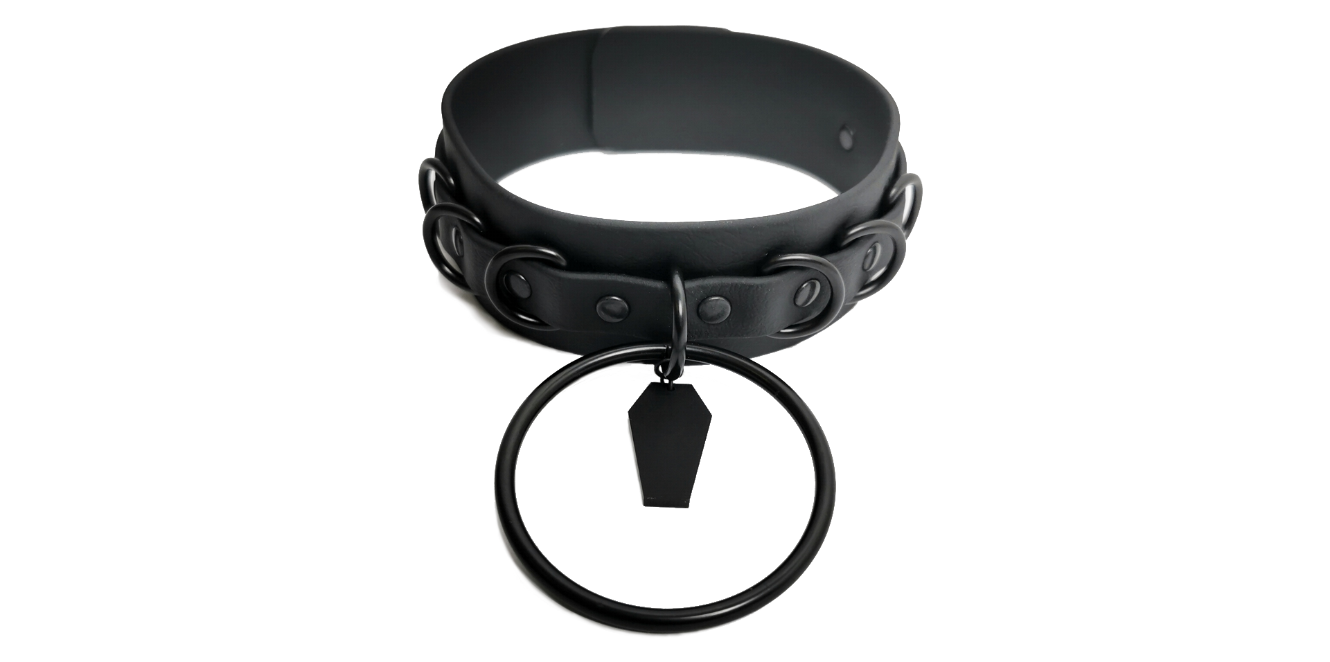 Sacred Sins All Black Everything Choker mit Sarg