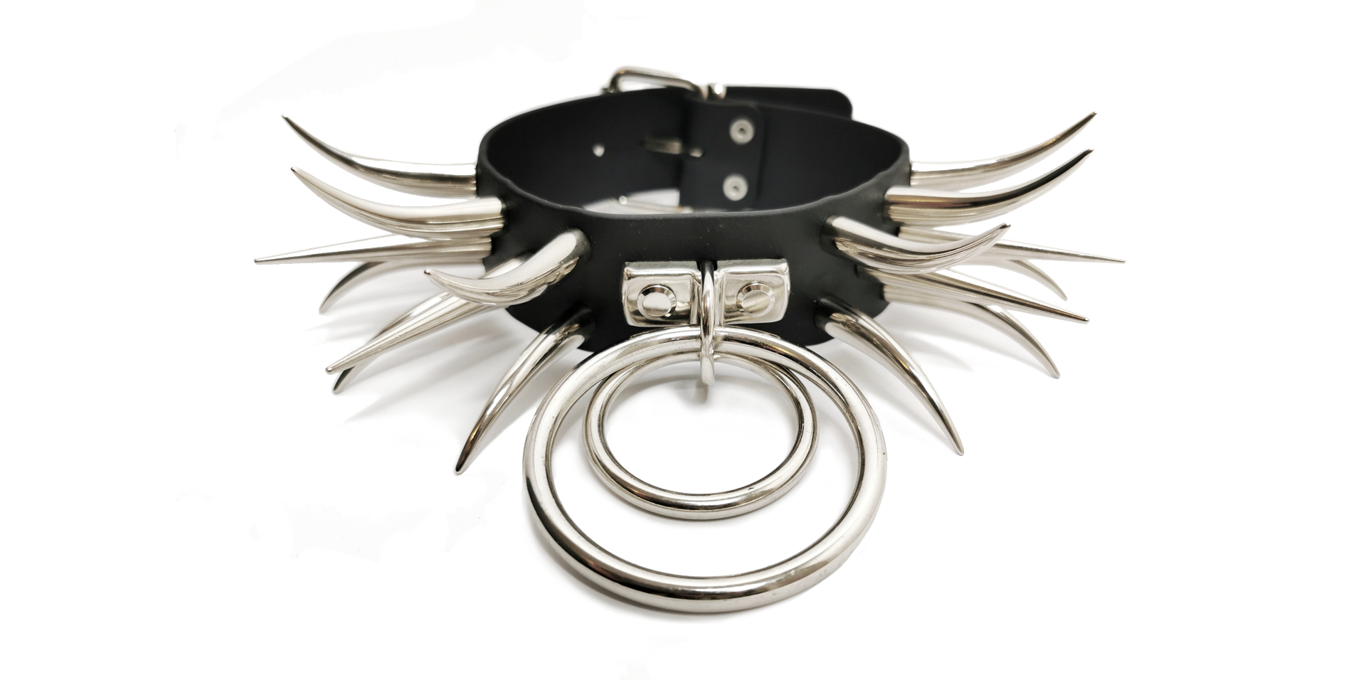 Sacred Sins Choker mit Krallennieten und Spikes