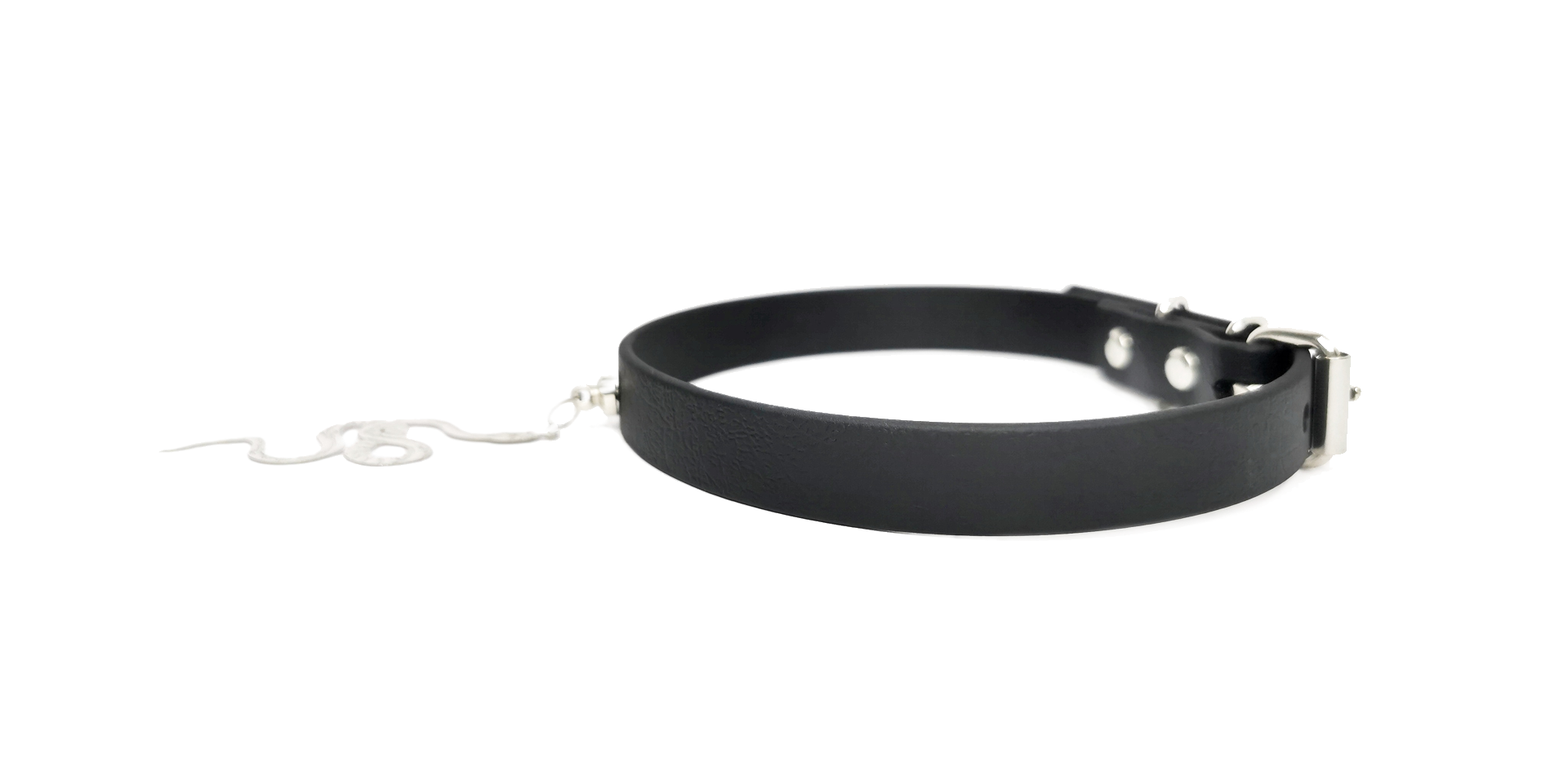 Sacred Sins Choker mit Schlangen Anhänger – Bild 2