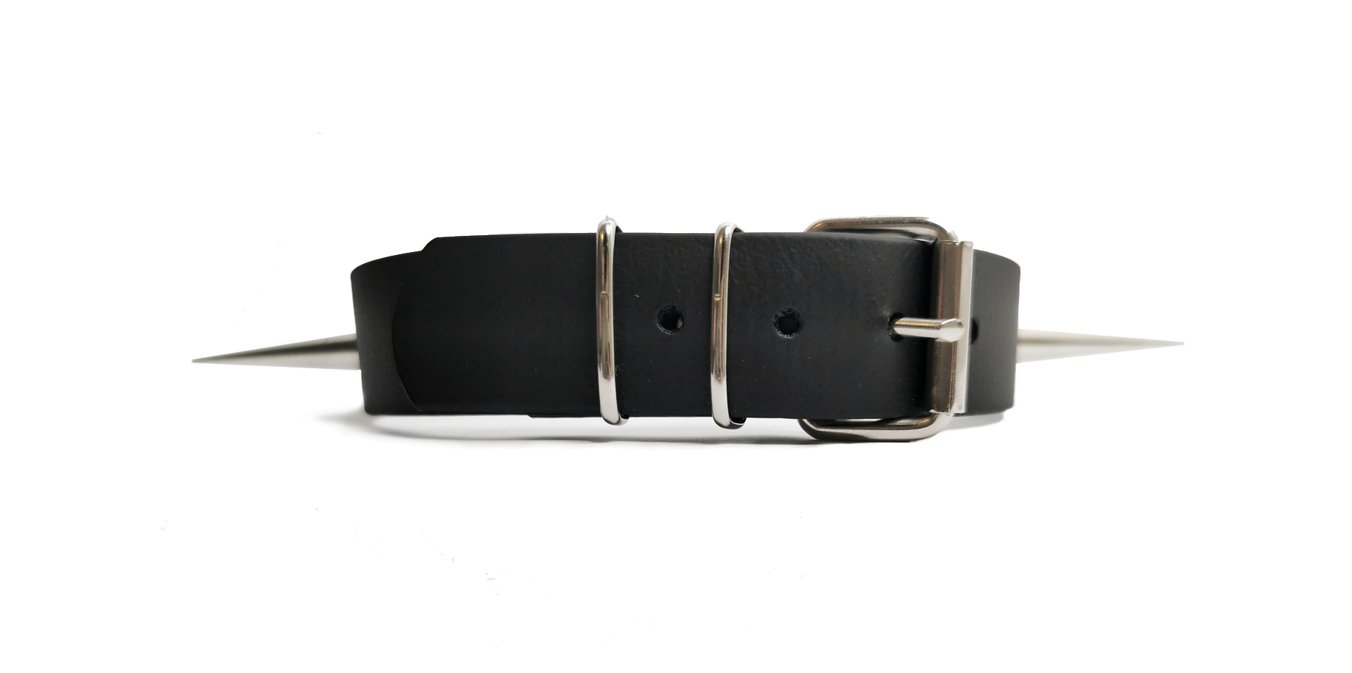 Sacred Sins Choker mit langen Nieten und O-Ringen – Bild 3