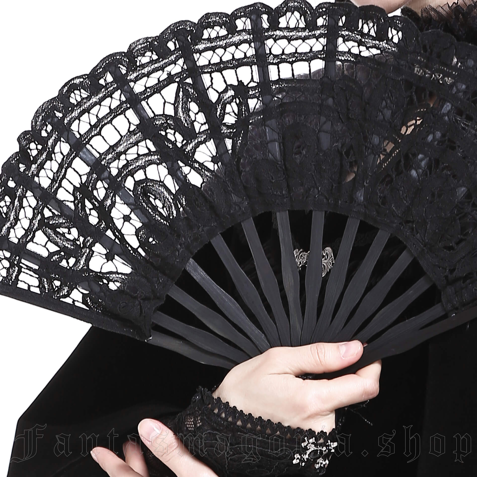 Dark In Love Theatrum Hand Fan – Bild 2