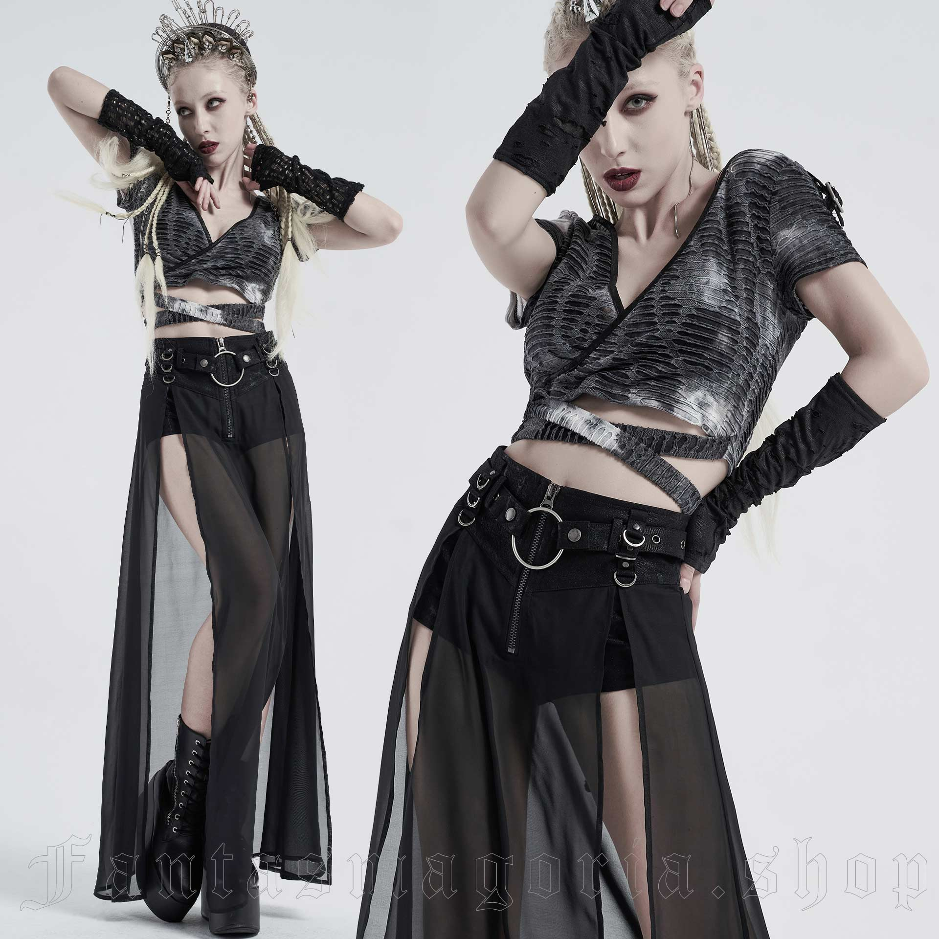 Punk Rave Shadow Caster Shorts – Bild 3