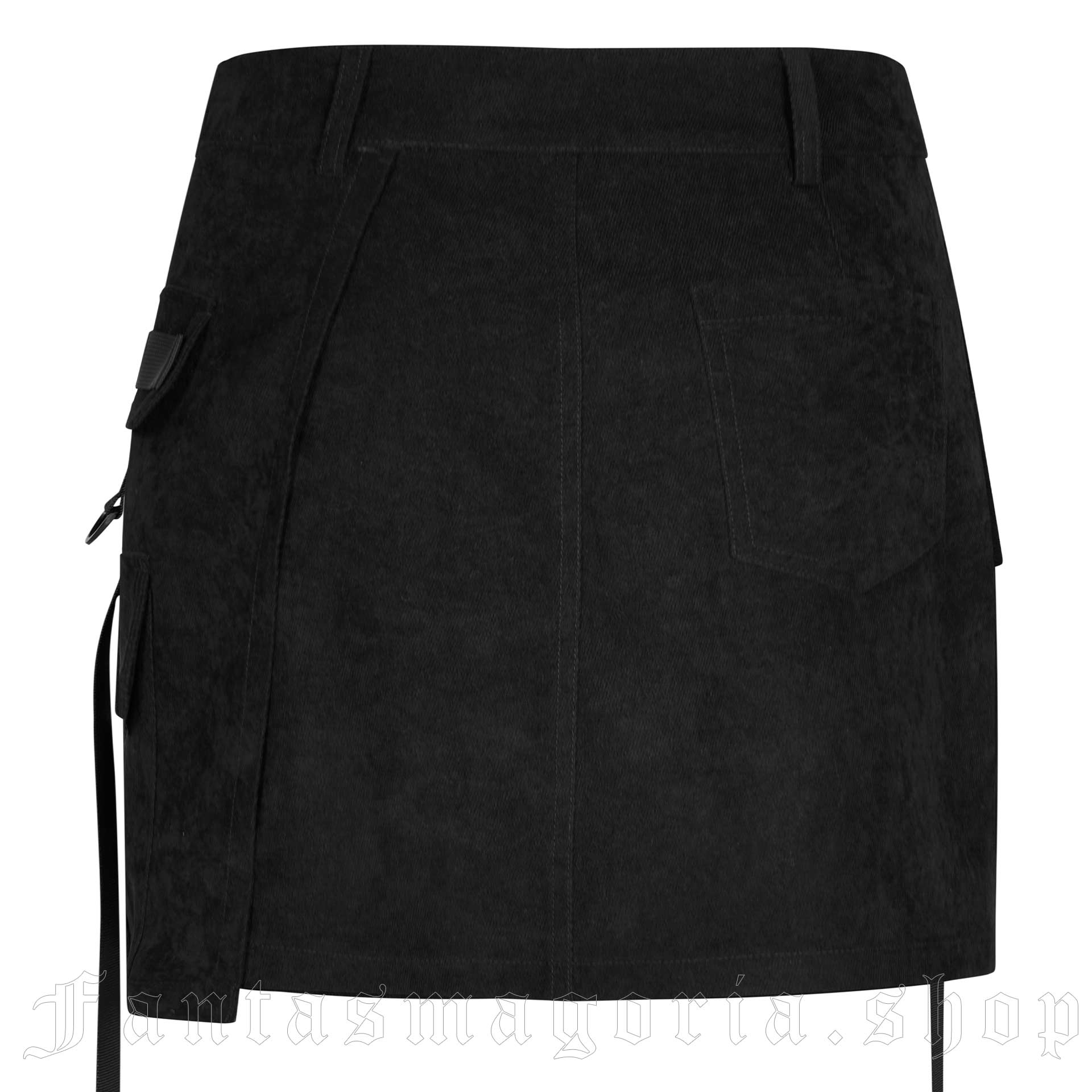 Punk Rave Tech Noir Skirt – Bild 2