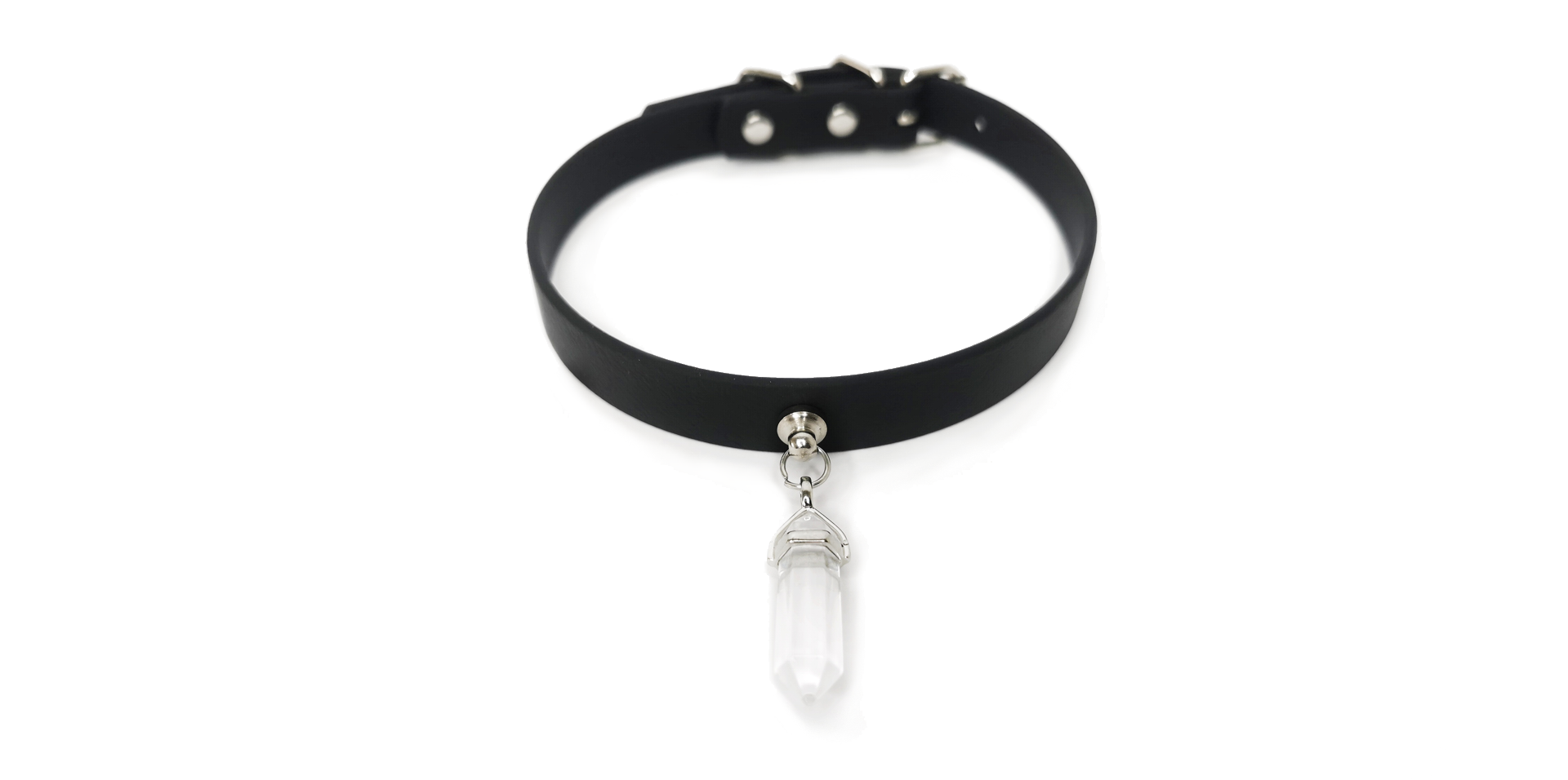 Sacred Sins Choker mit Crystal Anhänger – Bild 2