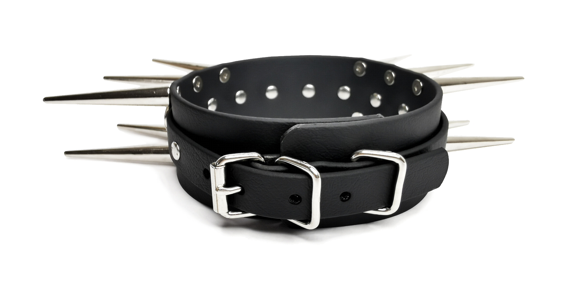 Sacred Sins Leviathan Choker mit Nieten und O-Ring – Bild 2