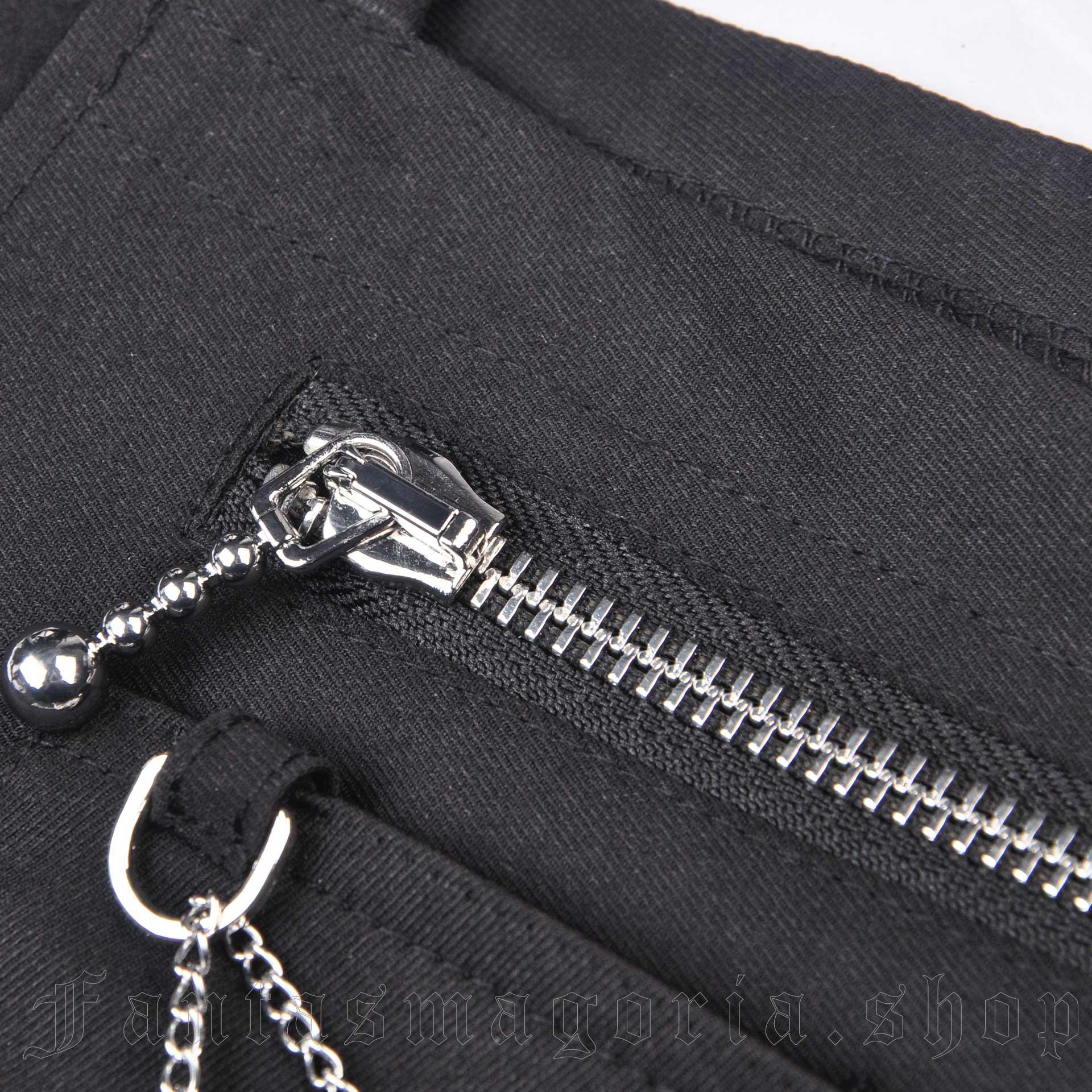 Dark In Love Onyx Pinafore Skirt – Bild 5