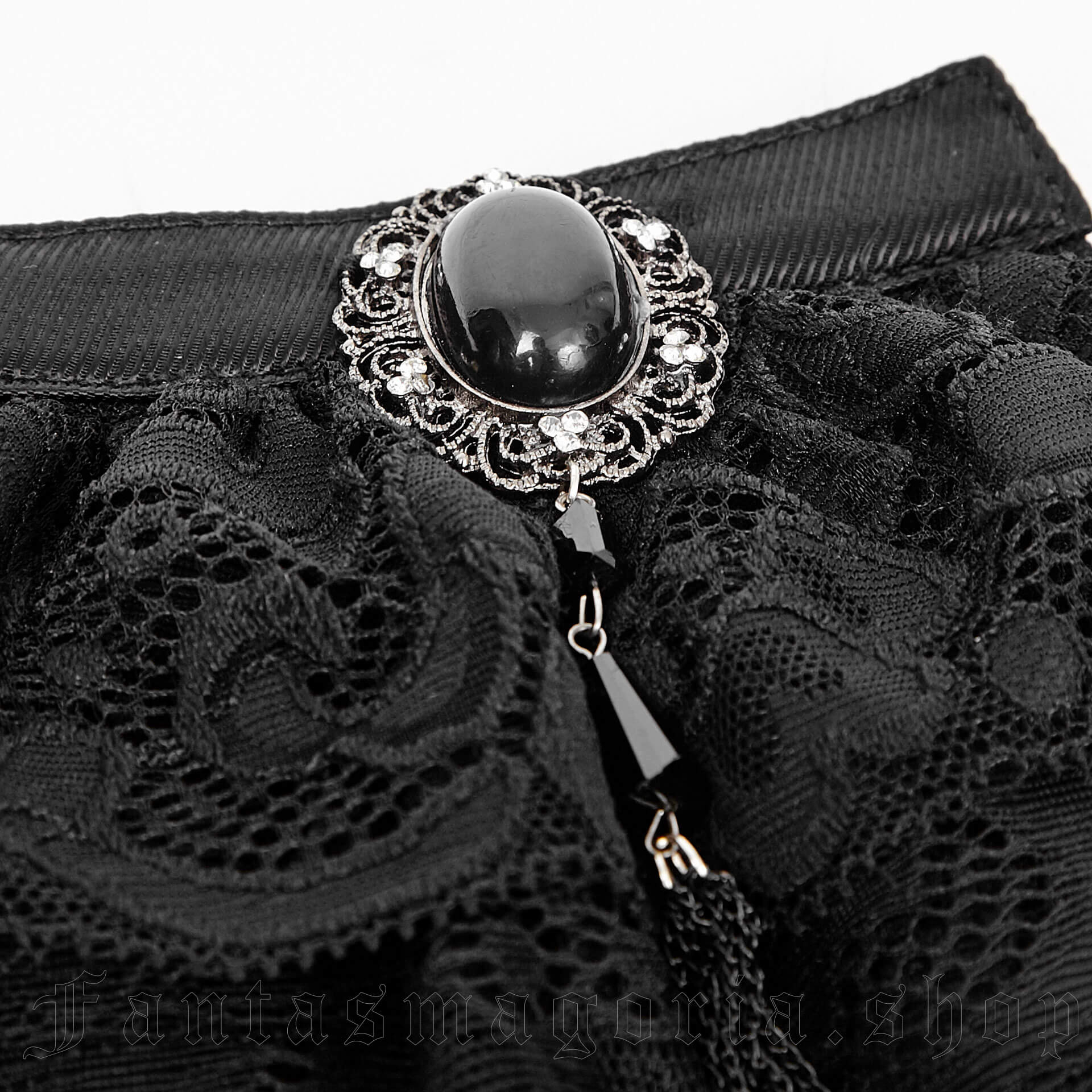 Punk Rave Black Cardinal Jabot – Bild 2