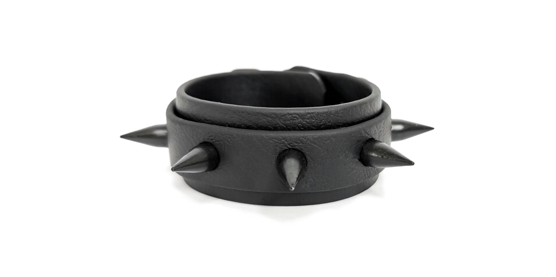 Sacred Sins All Black Everything Armband mit Spikes