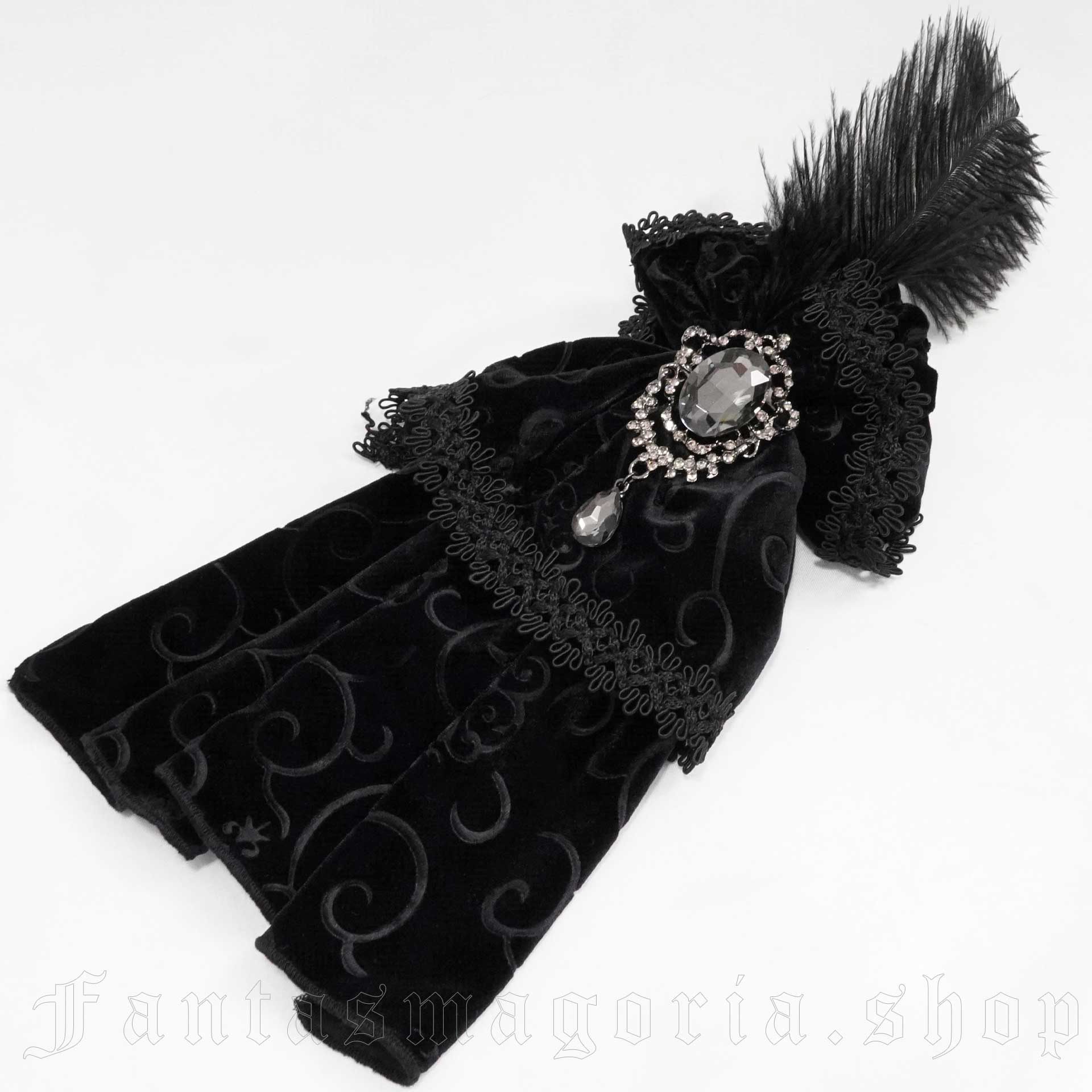 Devil Fashion Black Swan Jabot