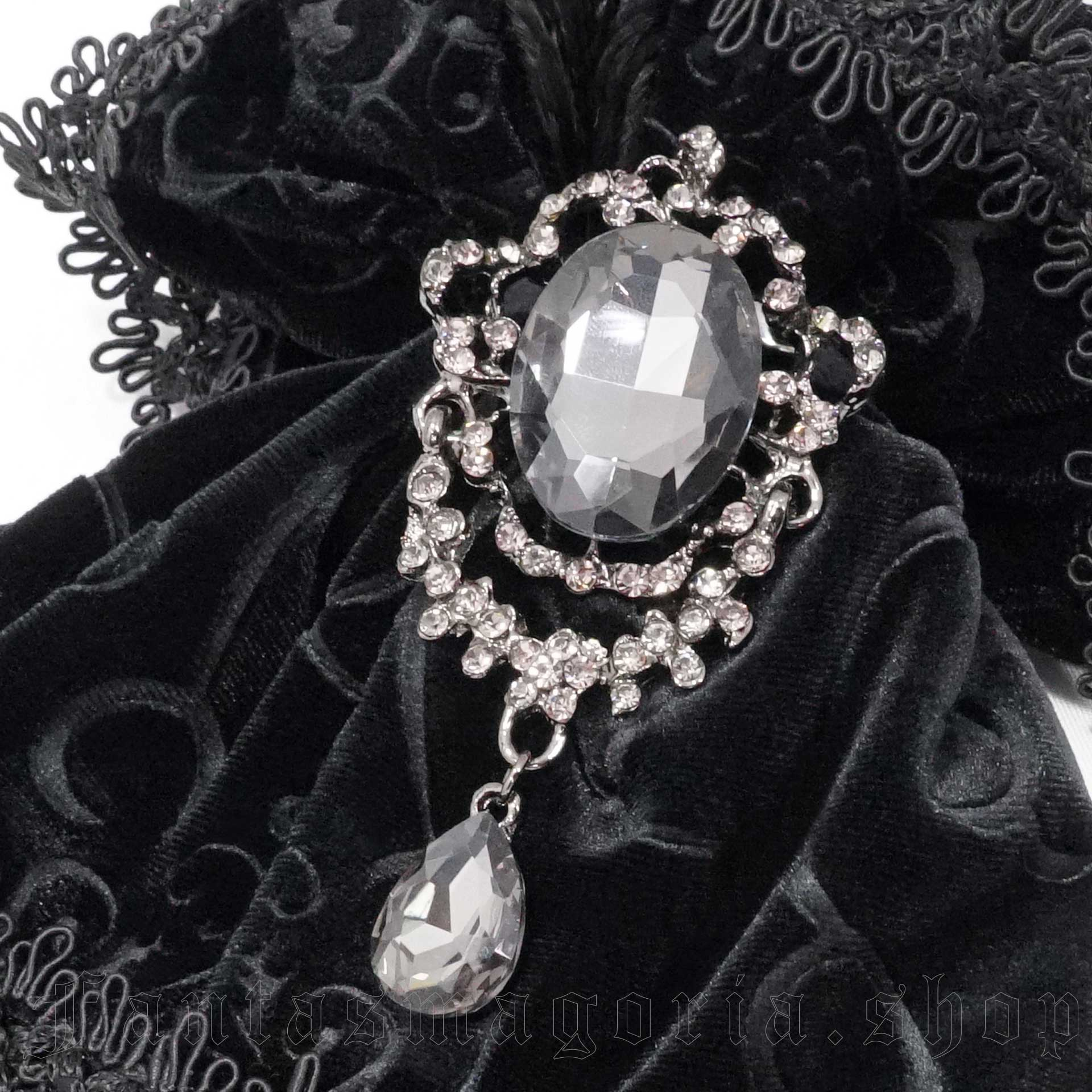 Devil Fashion Black Swan Jabot – Bild 3