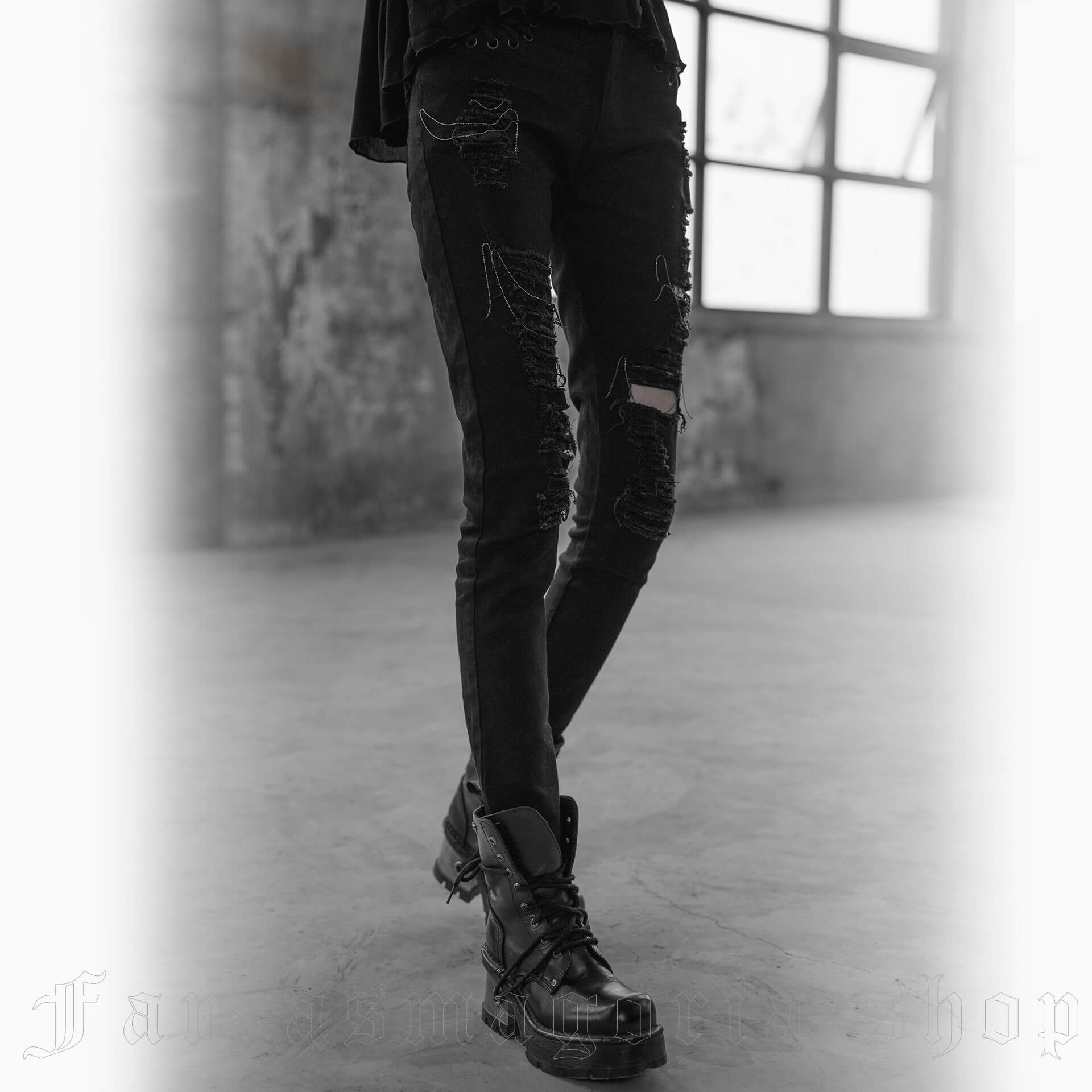 Punk Rave Girl Stalker Trousers - Image 3