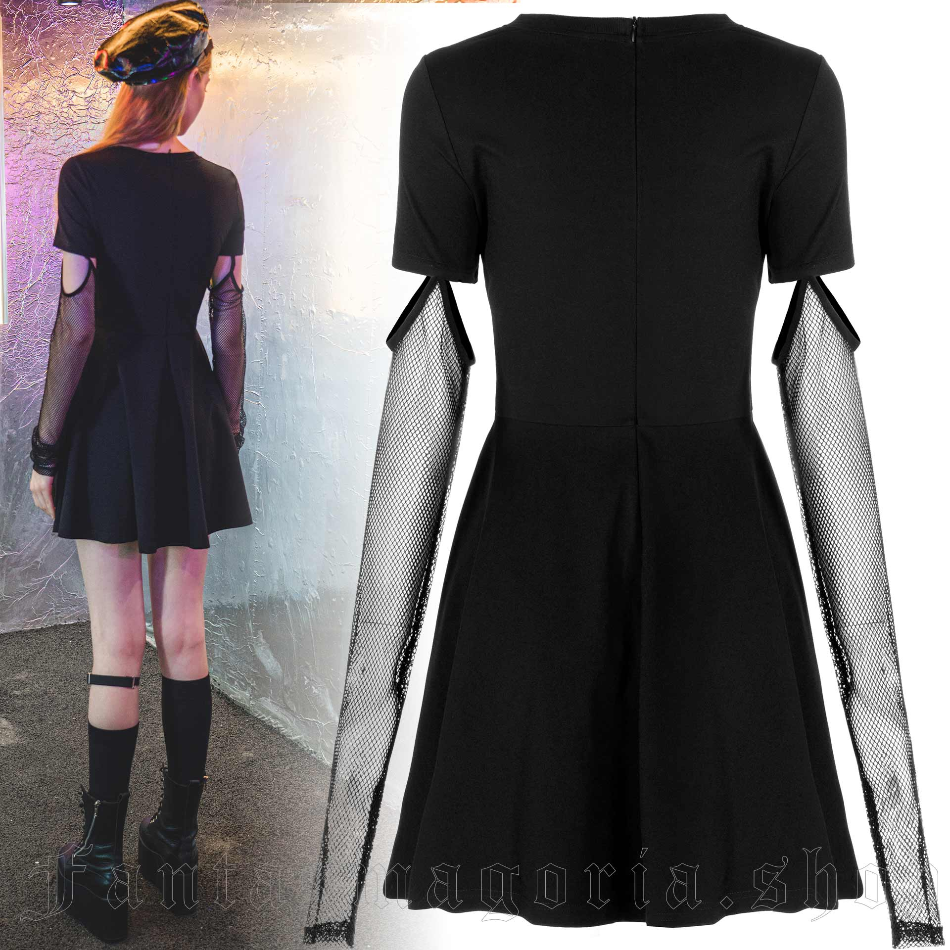 Punk Rave Hypnos Dress – Bild 2