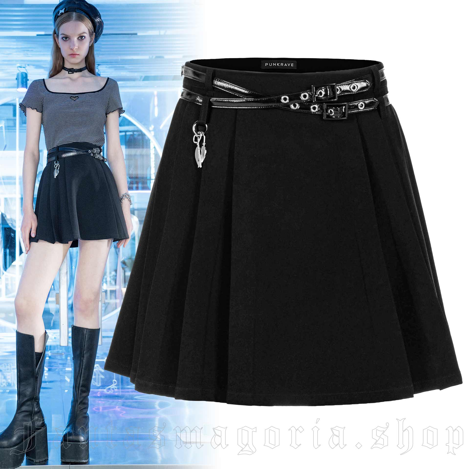 Punk Rave Lockheart Skirt
