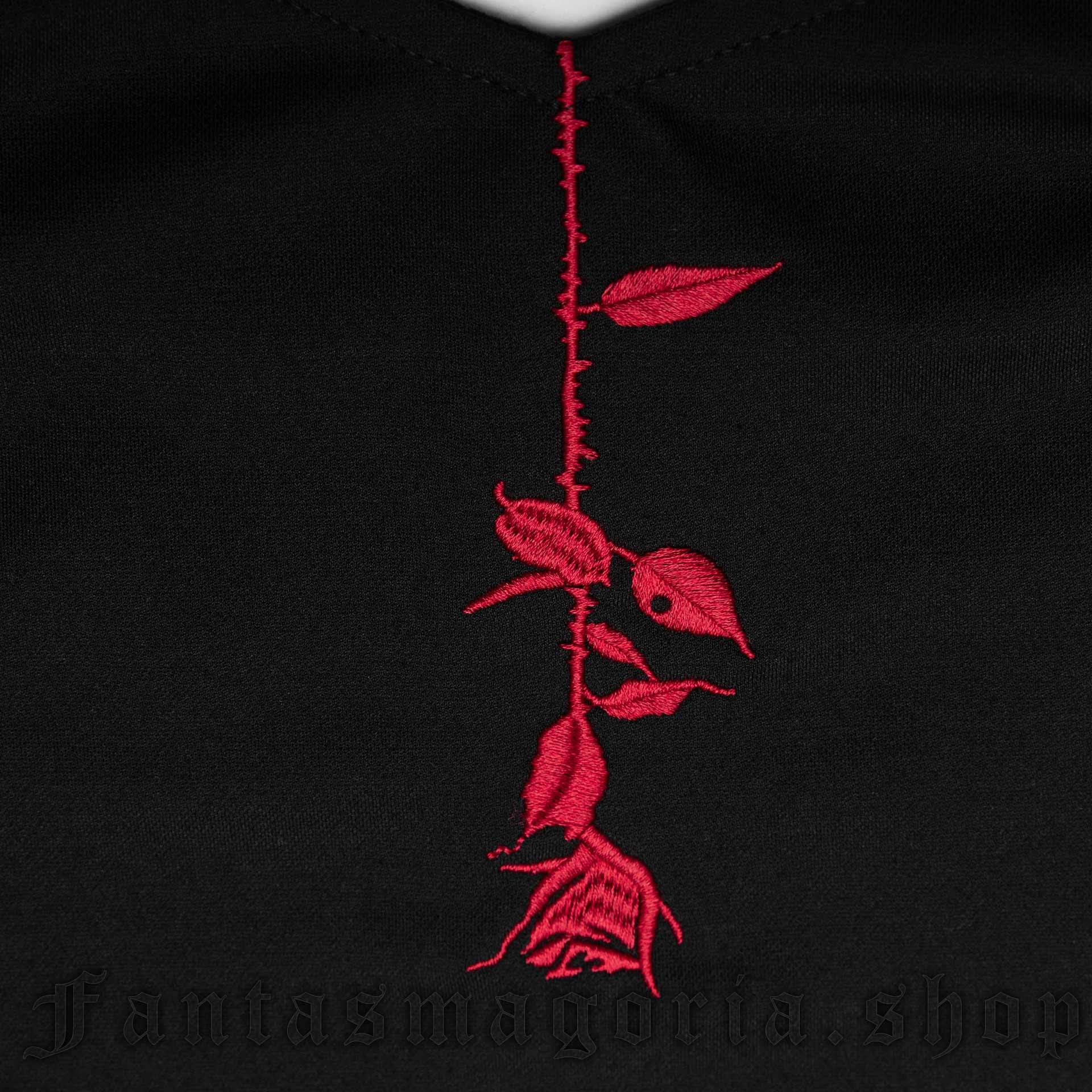 Punk Rave Rosenrot Dress – Bild 4