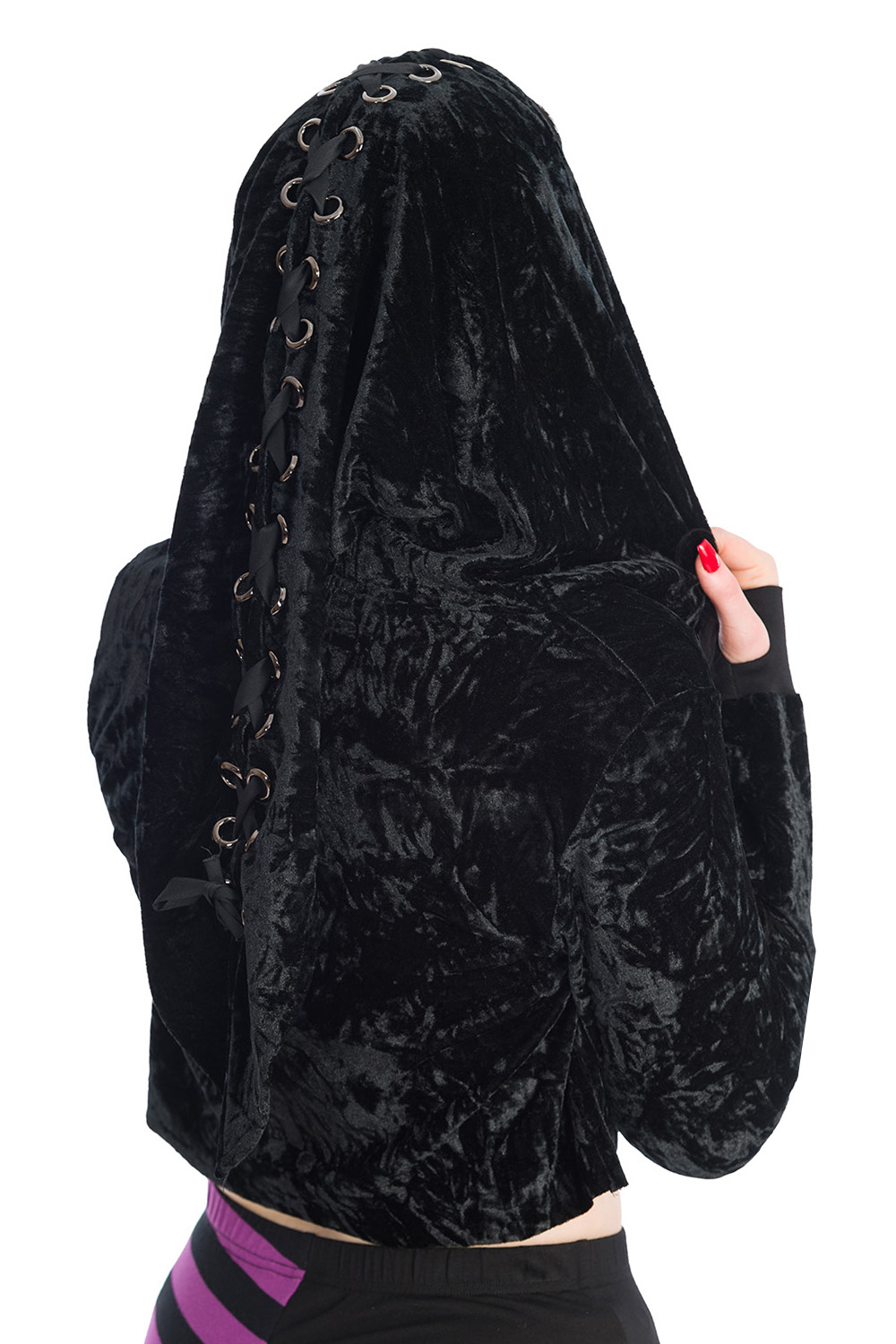 Banned Big Crush Crop Hoodie – Bild 4