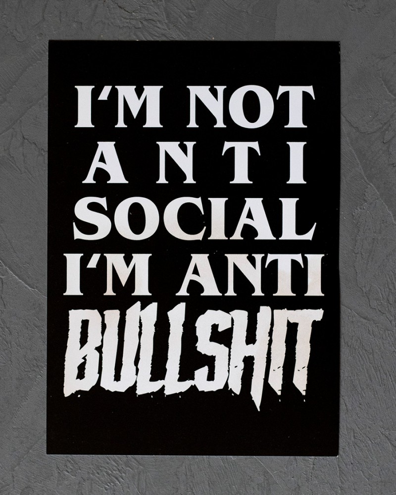 Deadnoir Antisocial A5 Print